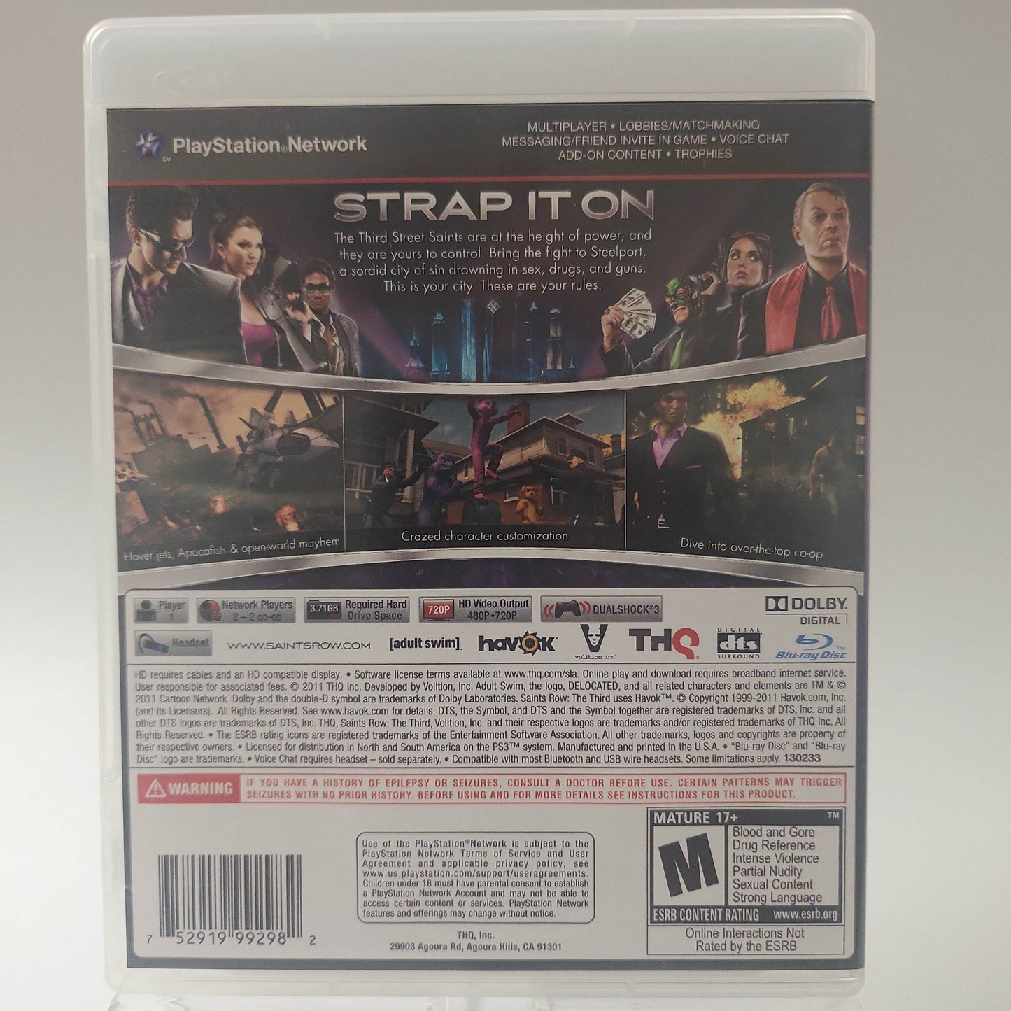 Saints Row the Third American Edition Playstation 3 - Feniks Gameshop