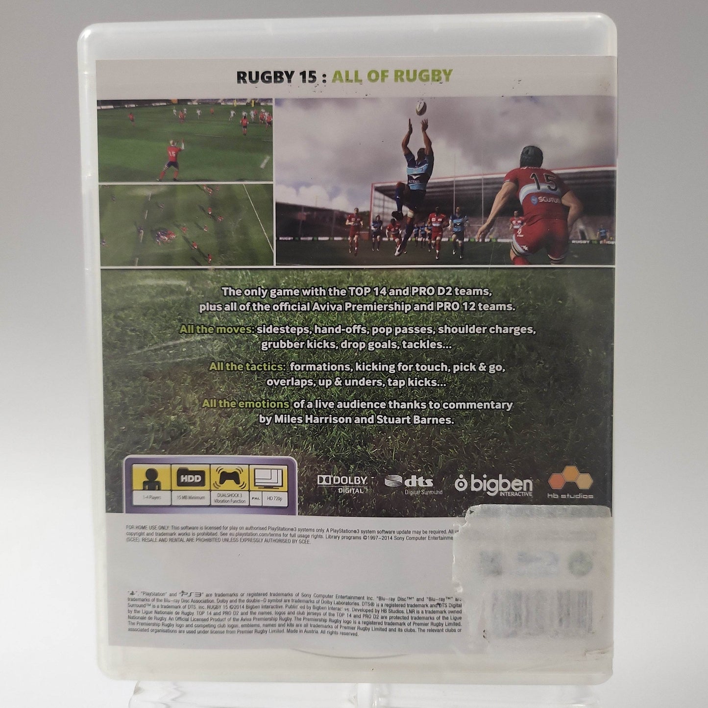 Rugby 15 Playstation 3 - Feniks Gameshop