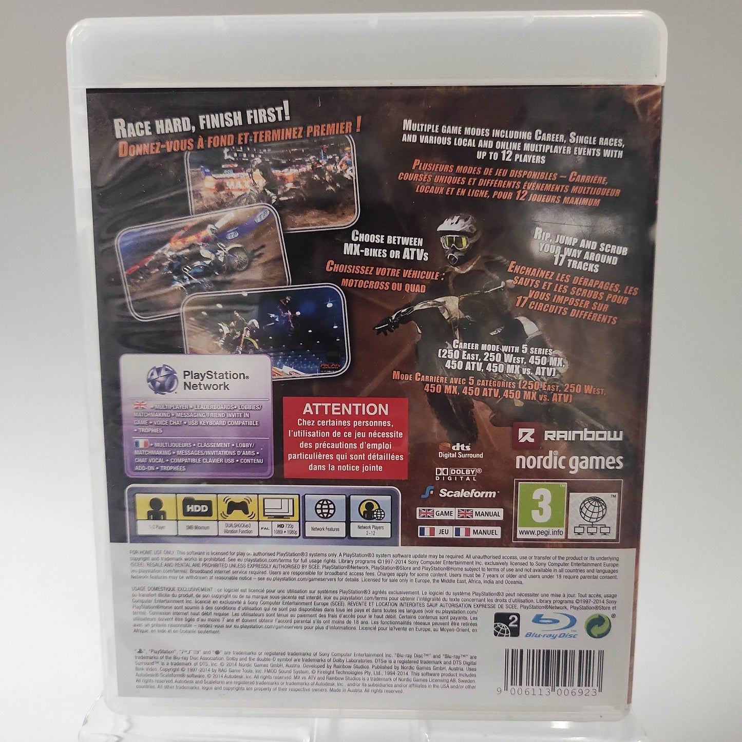 Mx vs Atv Supercross Playstation 3 - Feniks Gameshop