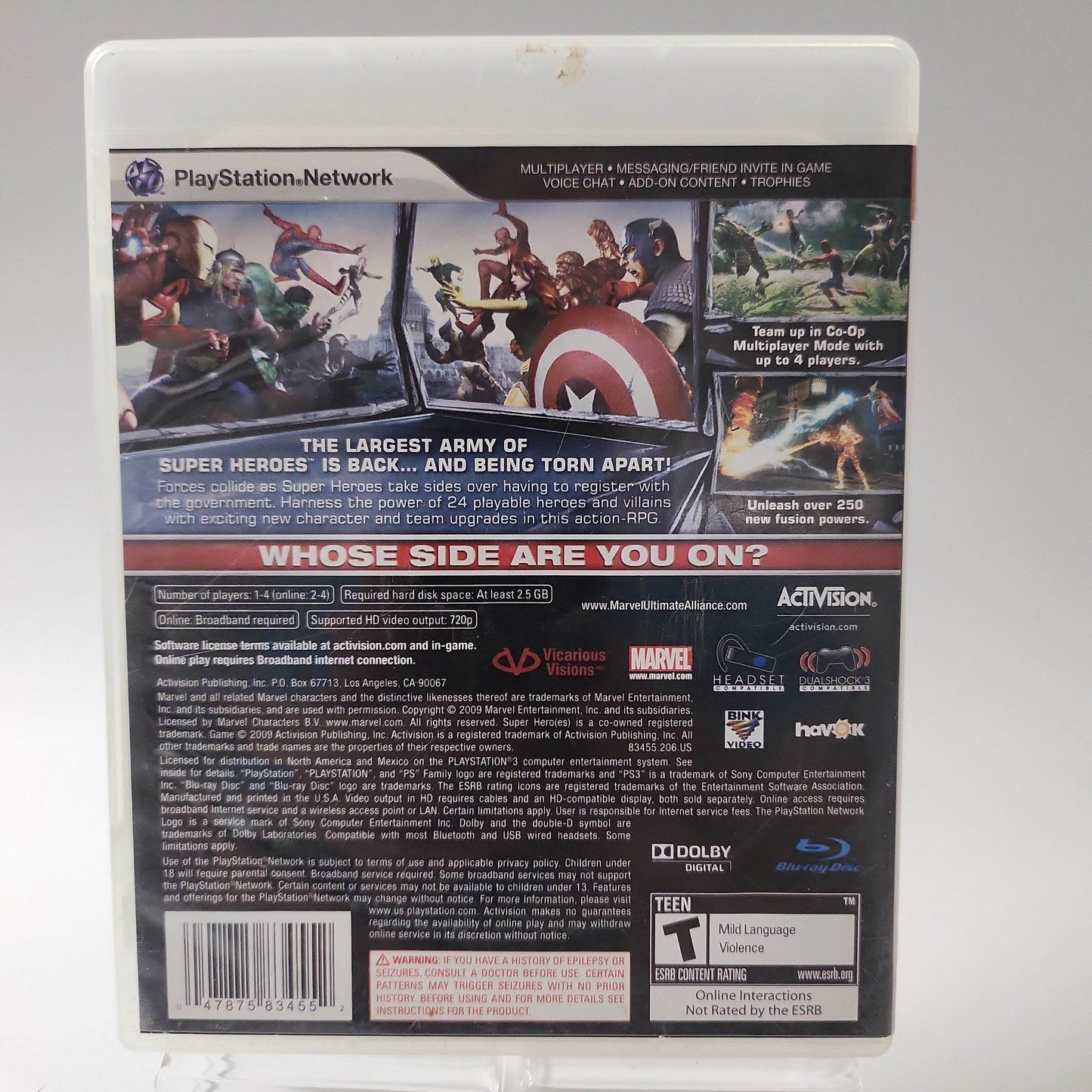 Marvel Ultimate Alliance 2 American Edition (No Book) PS3 - Feniks Gameshop
