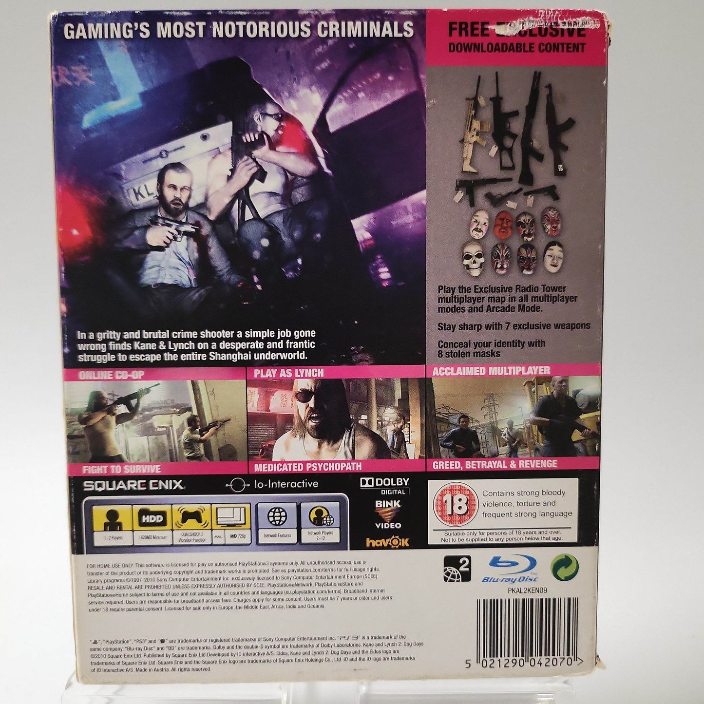 Kane & Lynch Dog Days 2 Limited Edition Playstation 3 - Feniks Gameshop