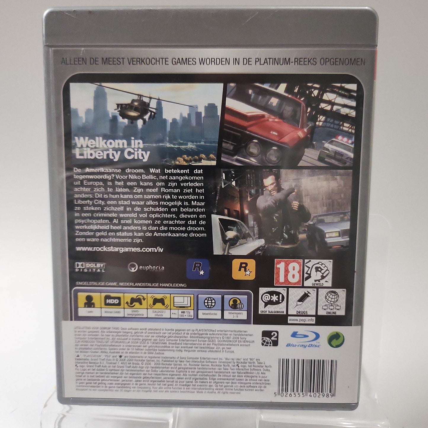 Grand Theft Auto IV Platinum (No Book, No Map) Playstation 3 - Feniks Gameshop