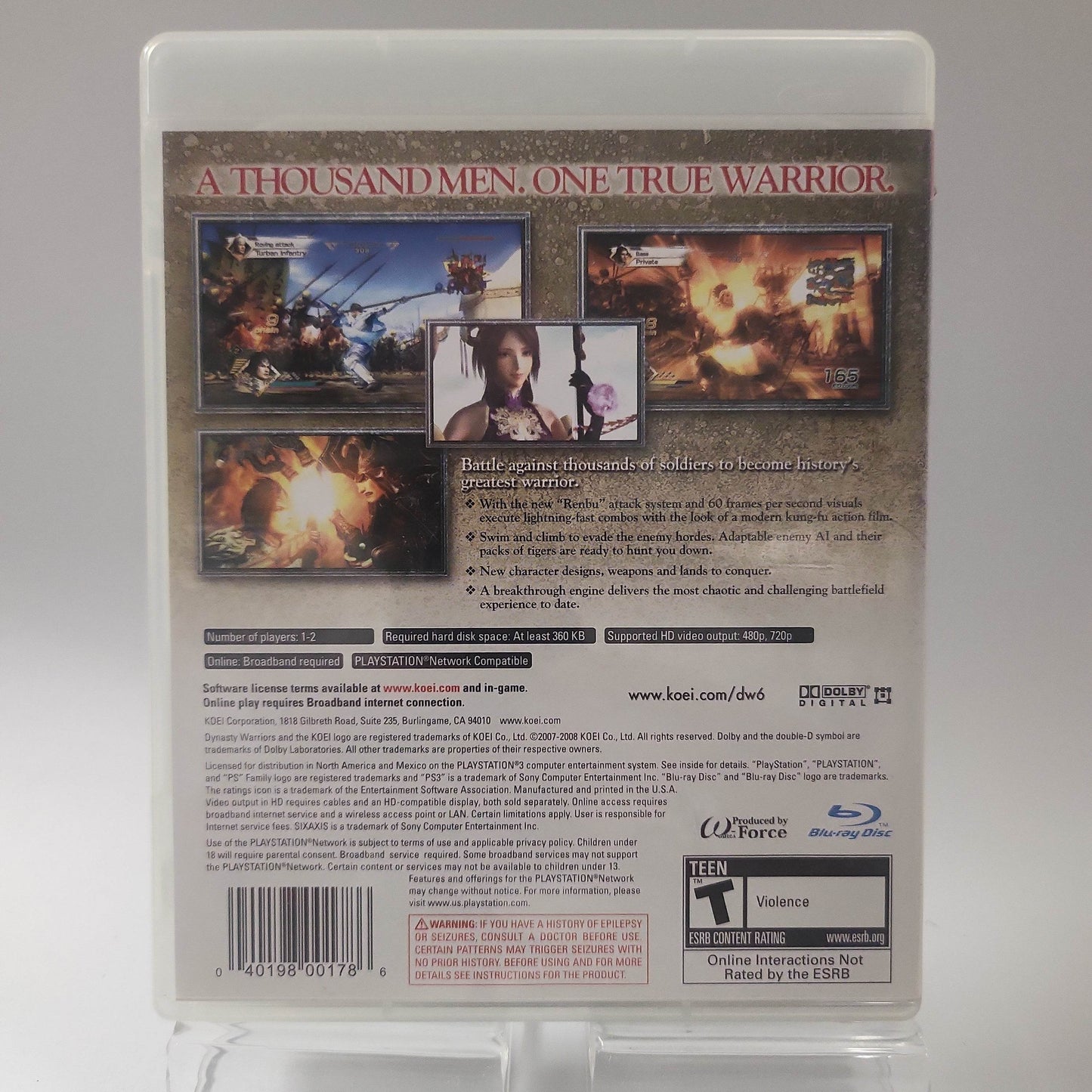 Dynasty Warriors 6 American Edition Playstation 3 - Feniks Gameshop