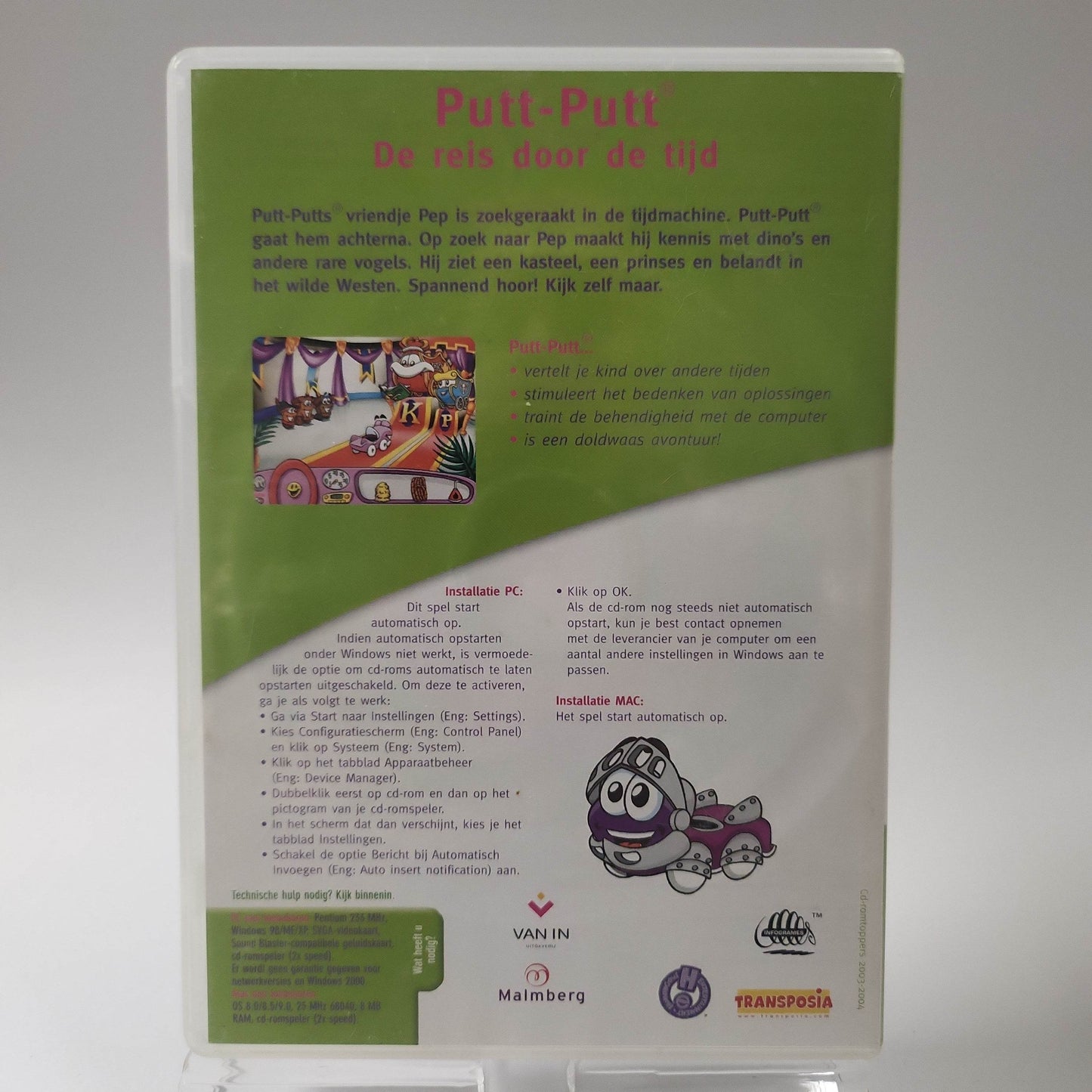 Putt-Putt De Reis door de Tijd PC - Feniks Gameshop