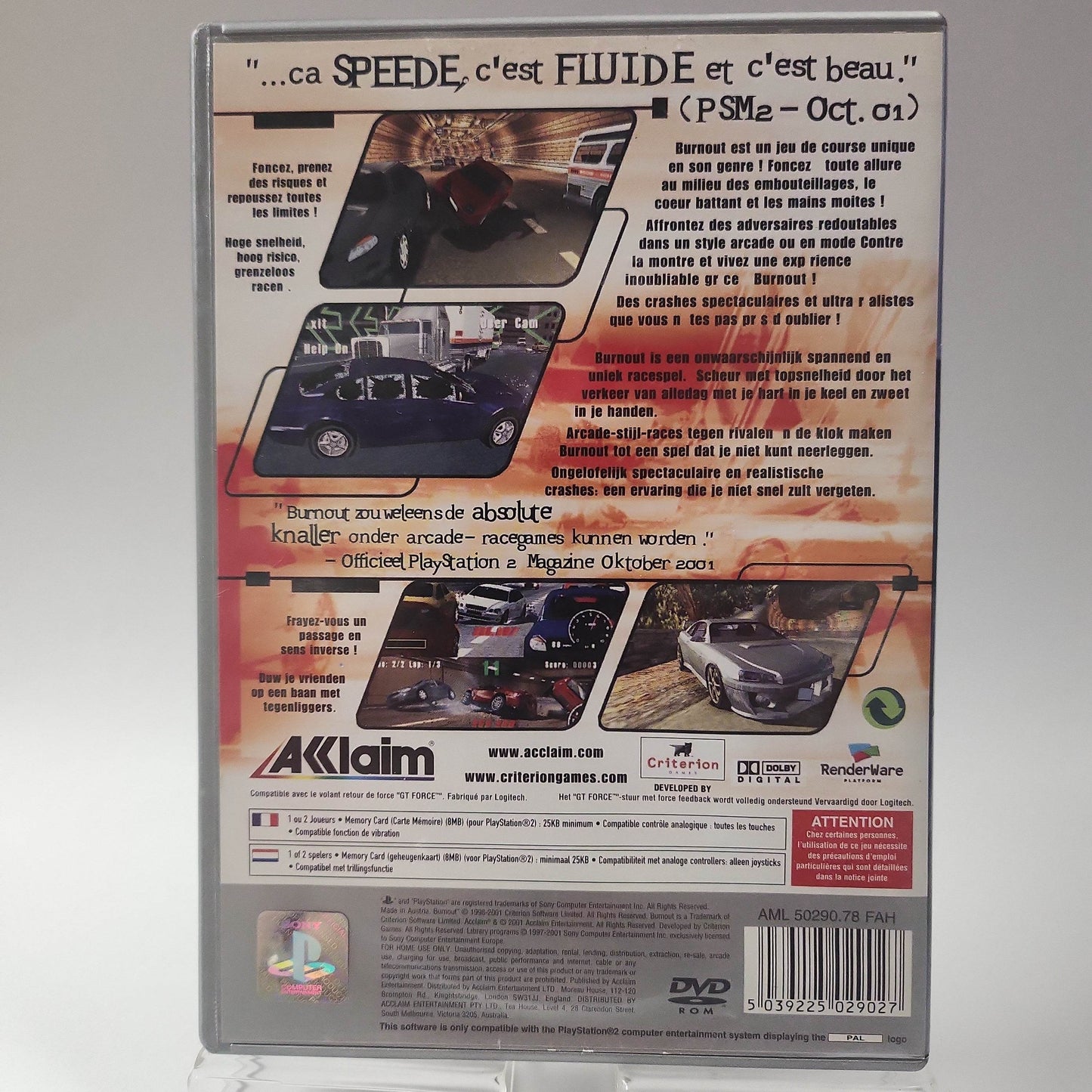 Burnout Platinum Playstation 2 - Feniks Gameshop