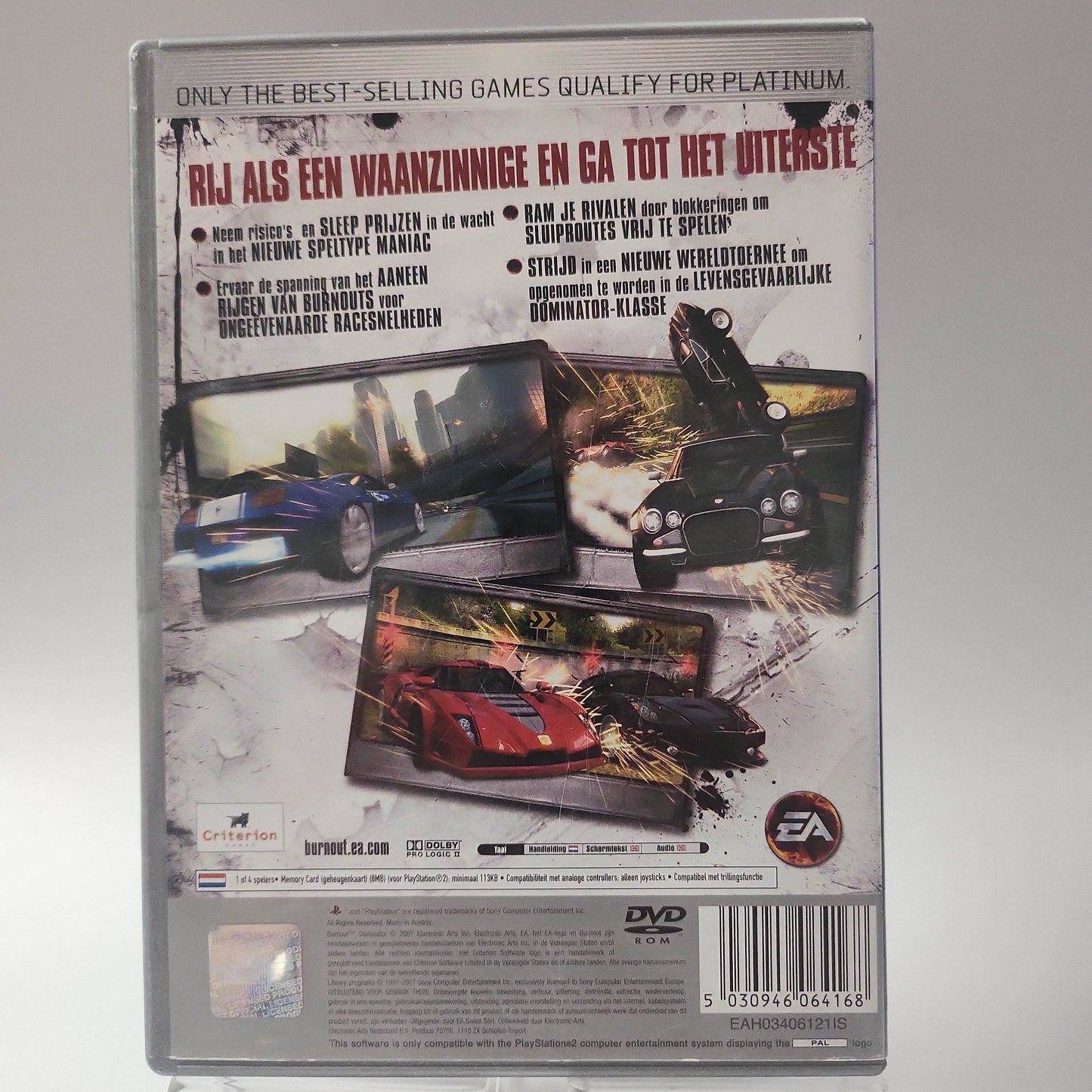 Burnout Dominator Platinum Playstation 2 - Feniks Gameshop