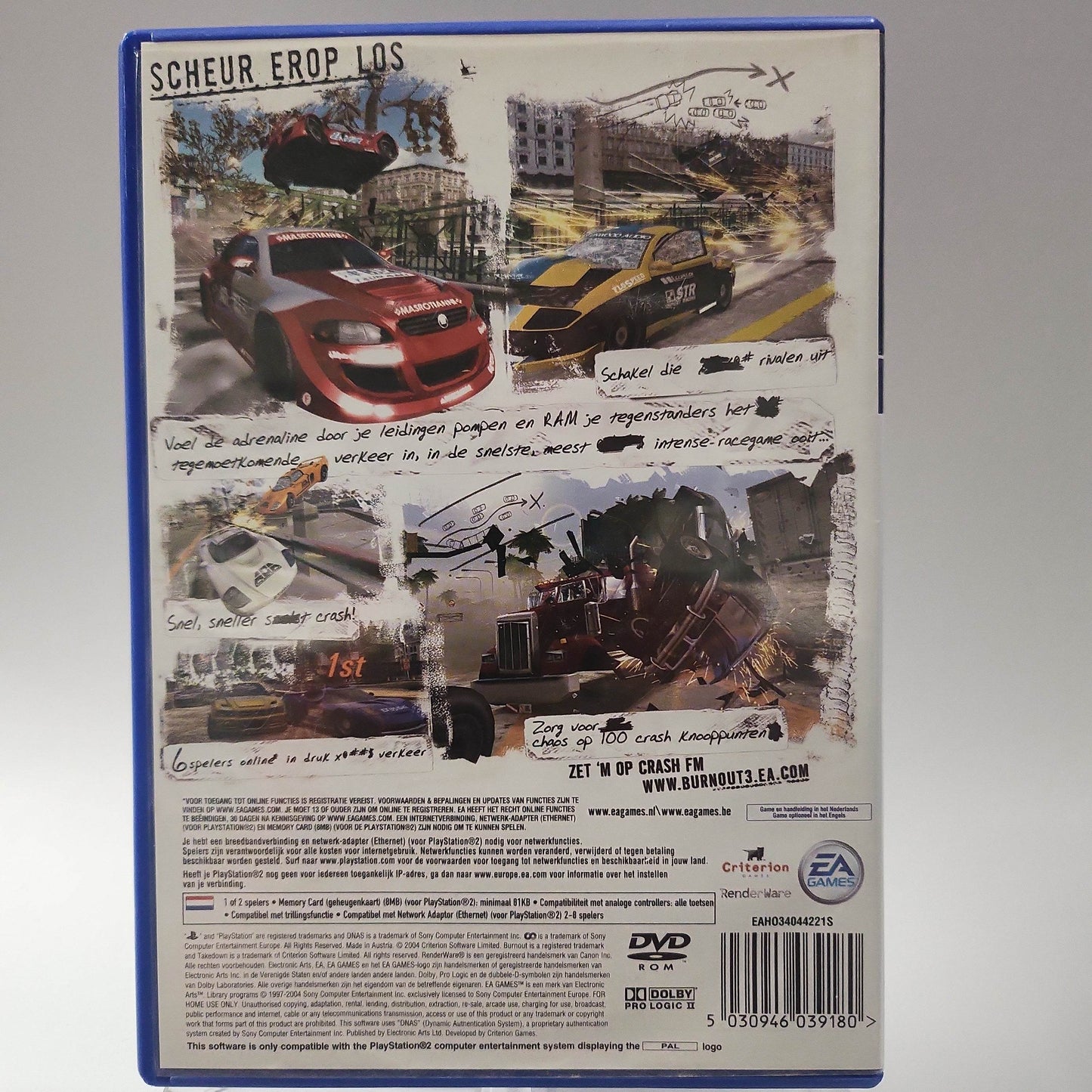 Burnout 3 Takedown Playstation 2 - Feniks Gameshop