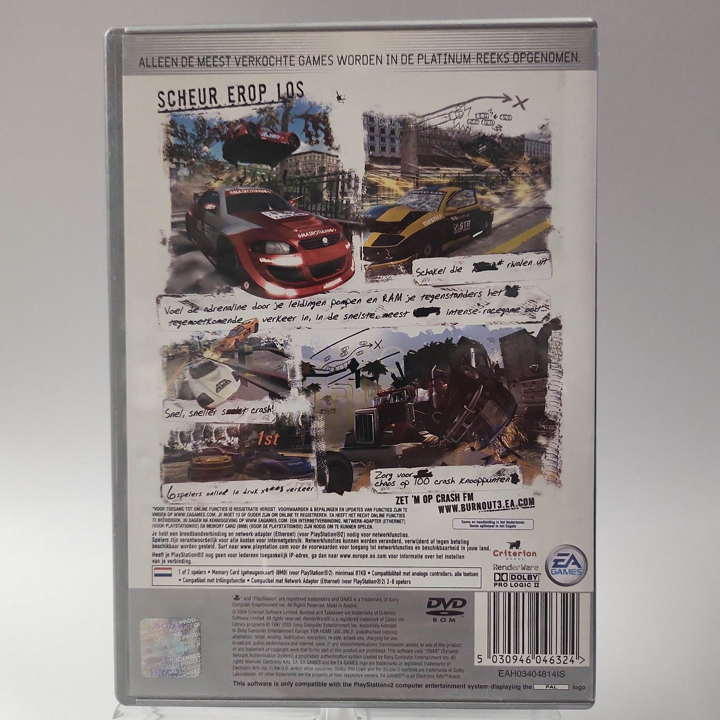 Burnout 3: Takedown Platinum Playstation 2 - Feniks Gameshop