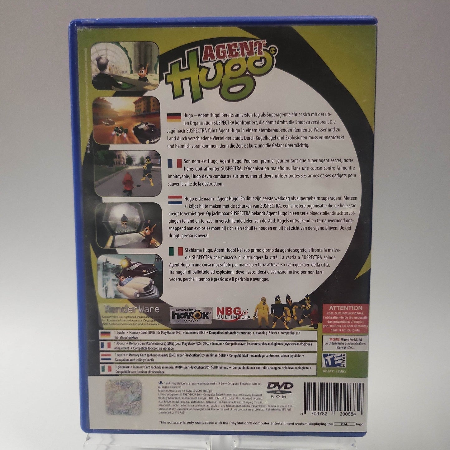 Agent Hugo Playstation 2 - Feniks Gameshop