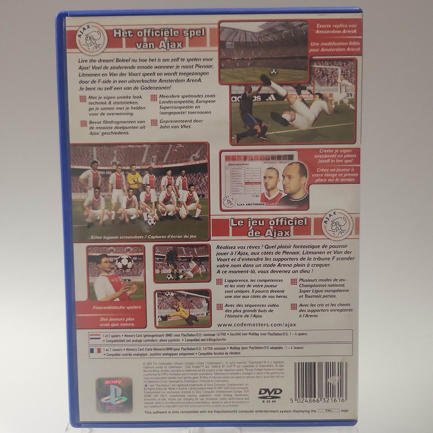 Ajax Club Football Playstation 2 - Feniks Gameshop