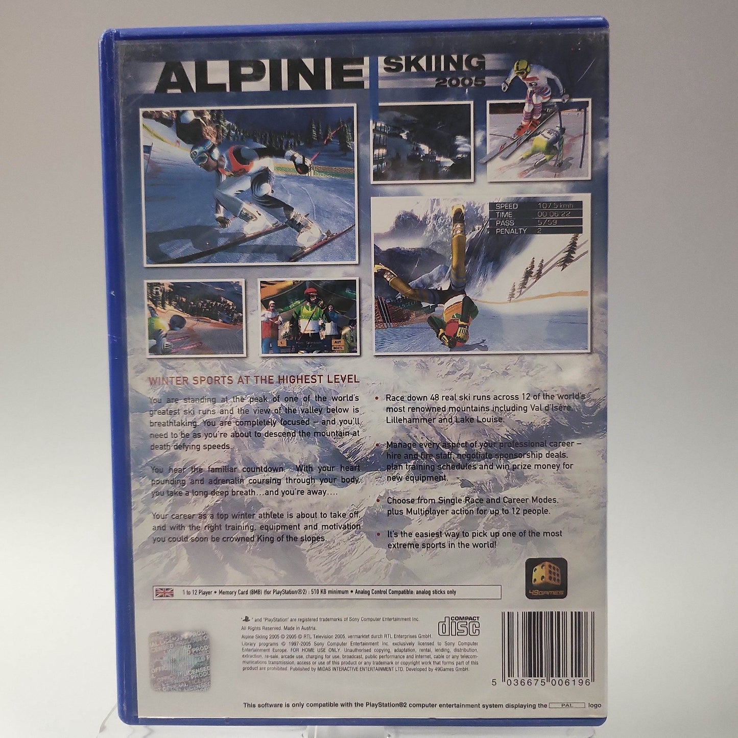 Alpine Skiing 2005 Playstation 2 - Feniks Gameshop