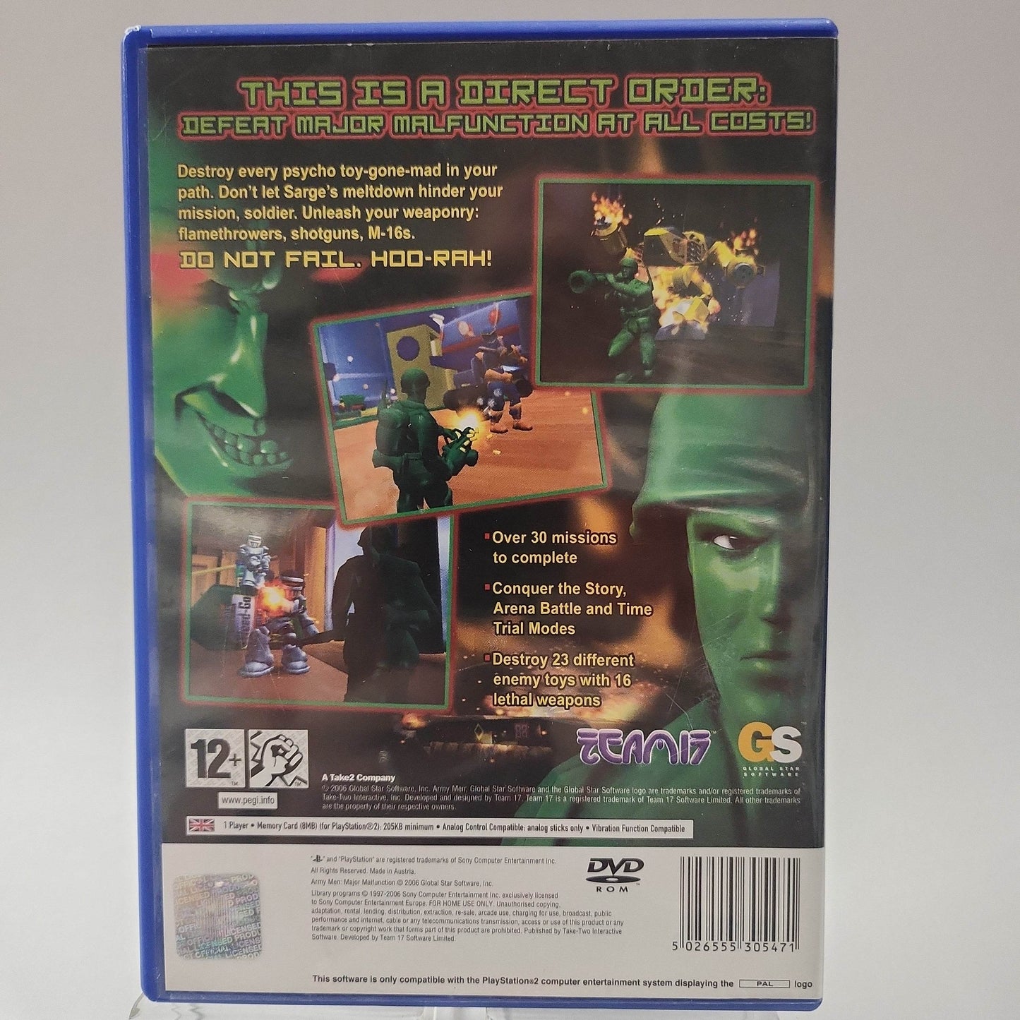 Army Men Major Malfunction (No Book) Playstation 2 - Feniks Gameshop