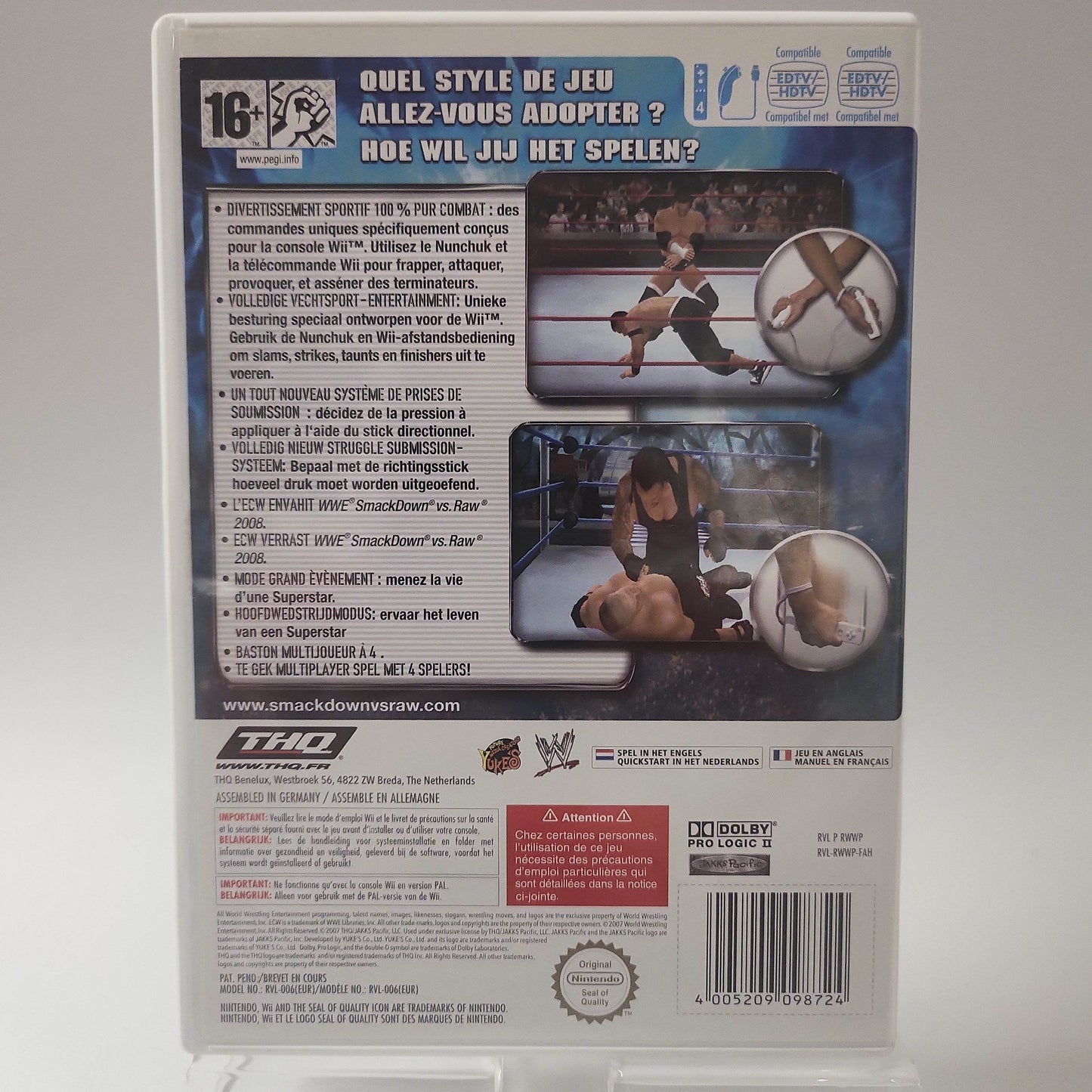 Smackdown vs Raw 2008 Nintendo Wii - Feniks Gameshop