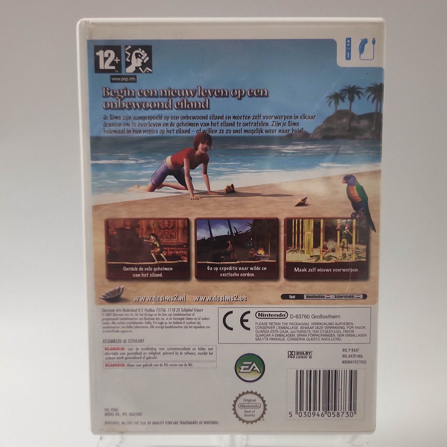 Sims 2 Op een Onbewoond Eiland Nintendo Wii - Feniks Gameshop