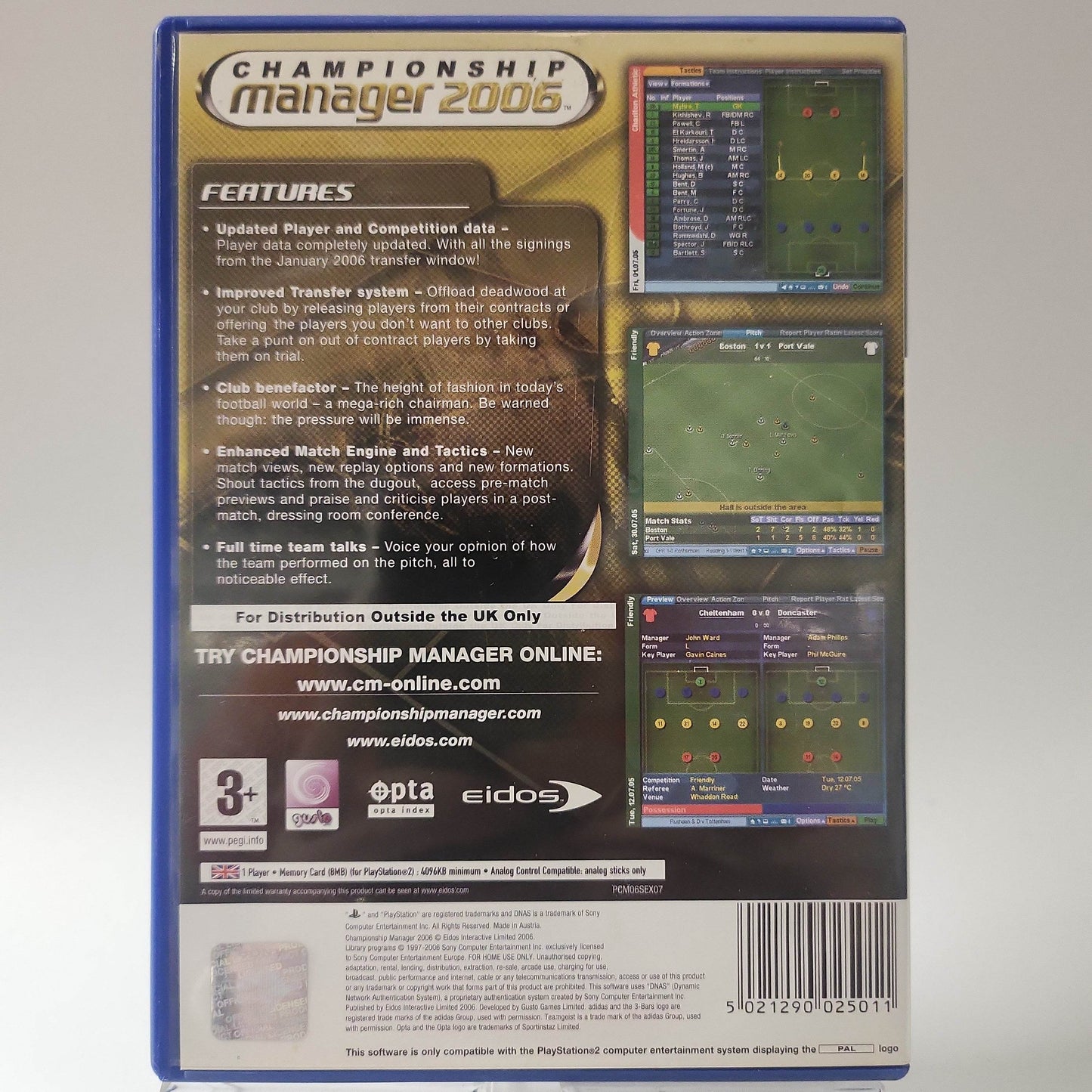 Championship Manager 2006 Playstation 2 - Feniks Gameshop
