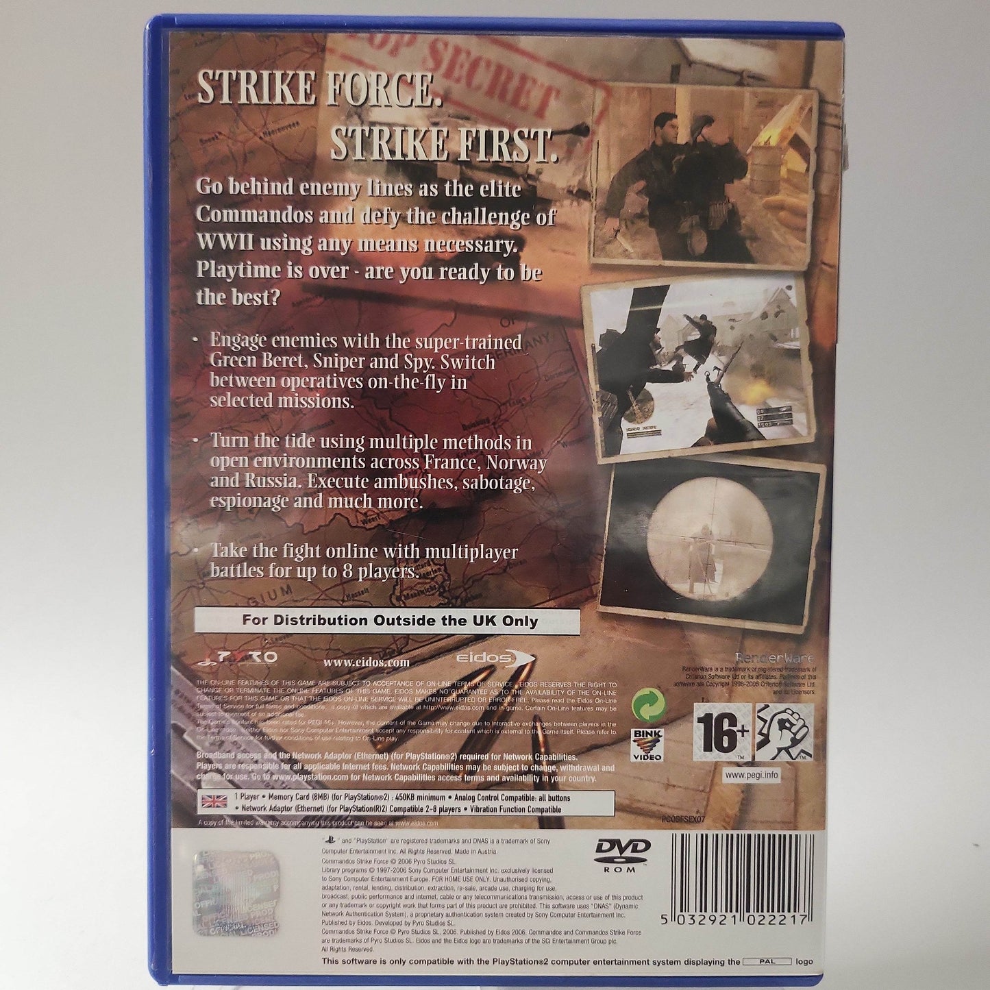 Commandos Strike Force Playstation 2 - Feniks Gameshop