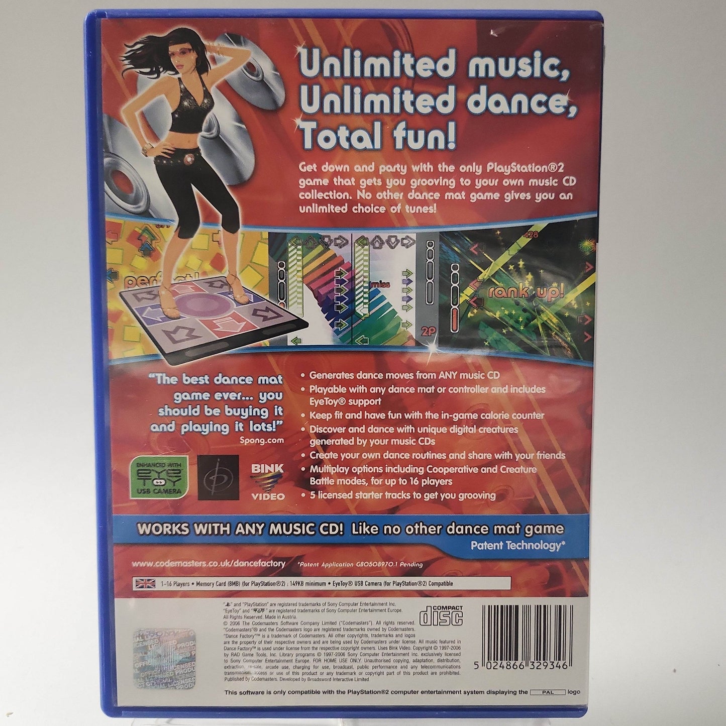 Dance Factory Playstation 2 - Feniks Gameshop