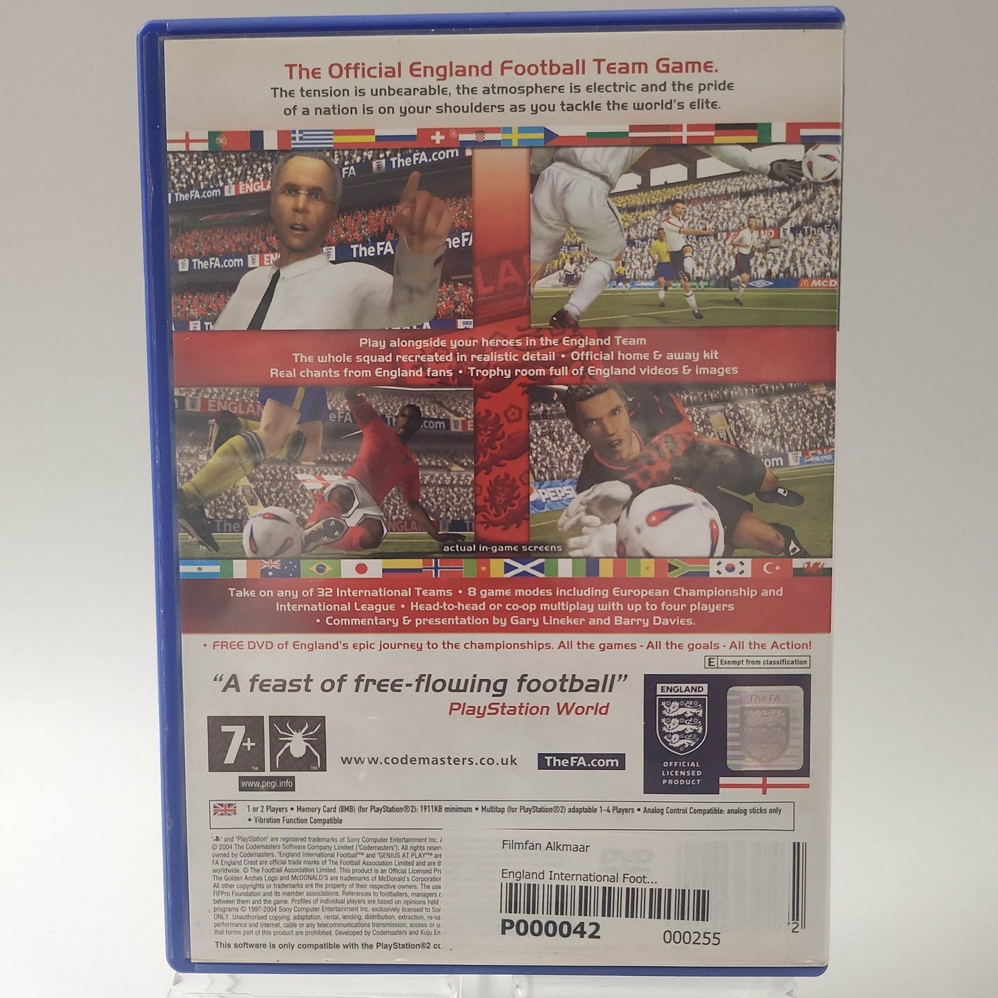 England International Football 2004 Edition Ps2 - Feniks Gameshop
