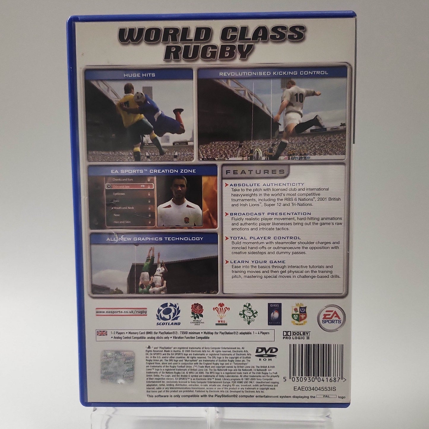 EA Sports Rugby 2005 (No Book) Playstation 2 - Feniks Gameshop