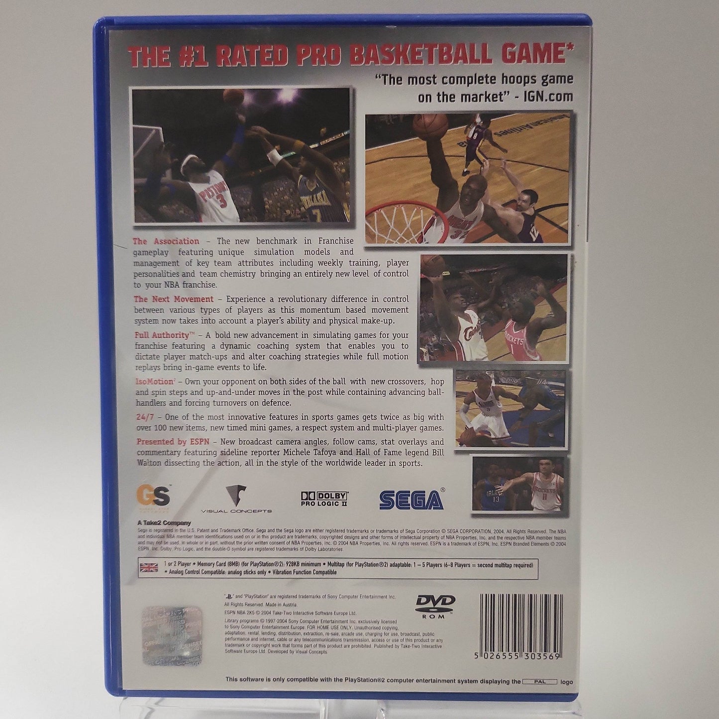 ESPN NBA 2K5 Playstation 2 - Feniks Gameshop