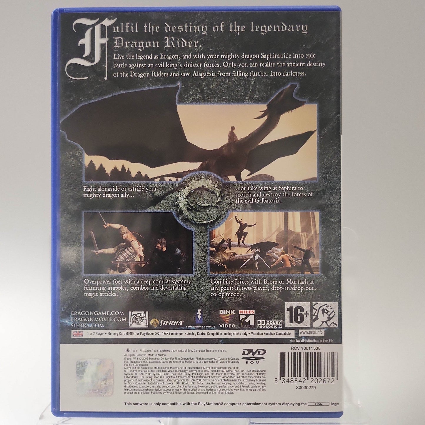 Eragon Playstation 2 - Feniks Gameshop