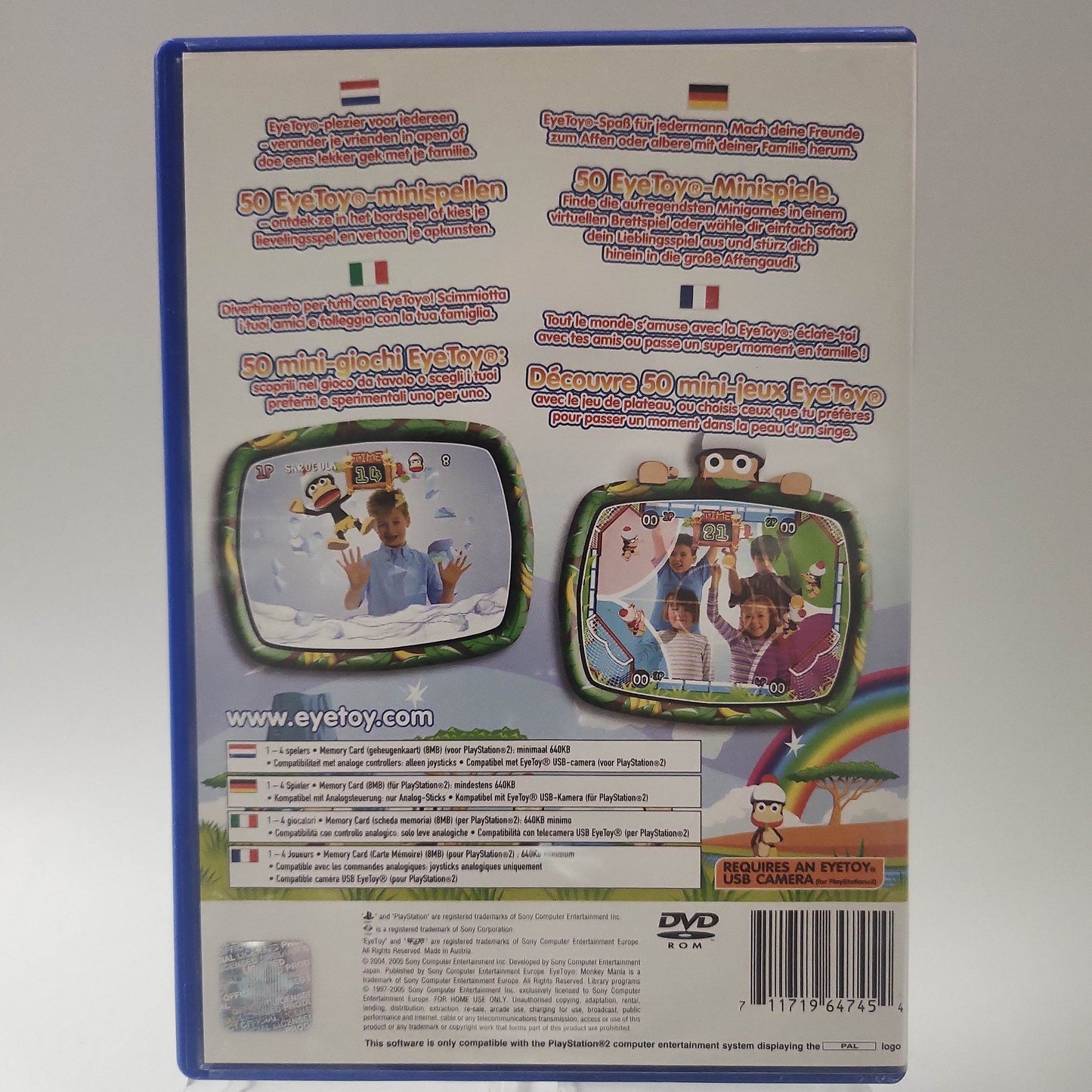 Eye Toy Monkey Mania Playstation 2 - Feniks Gameshop
