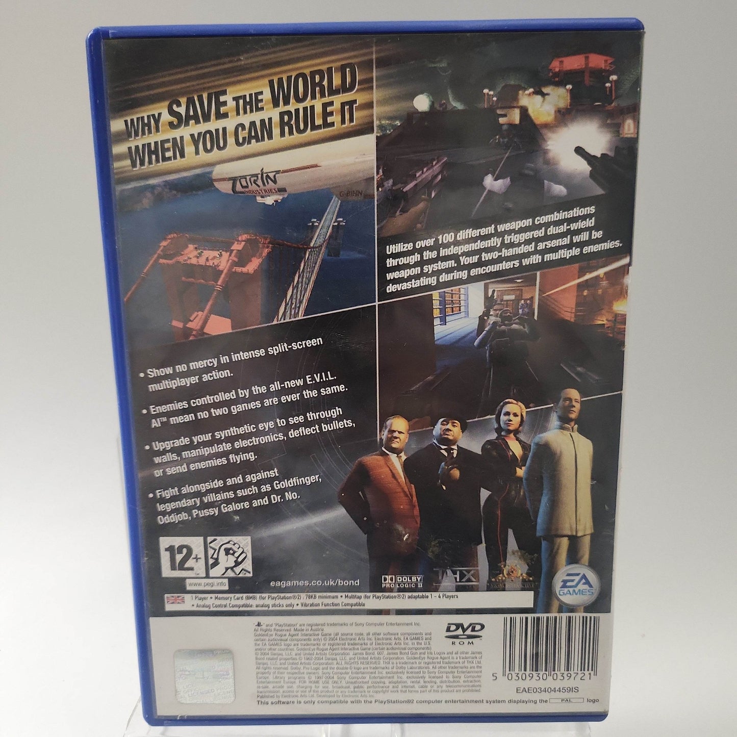 Golden Eye Rogue Agent Playstation 2 - Feniks Gameshop