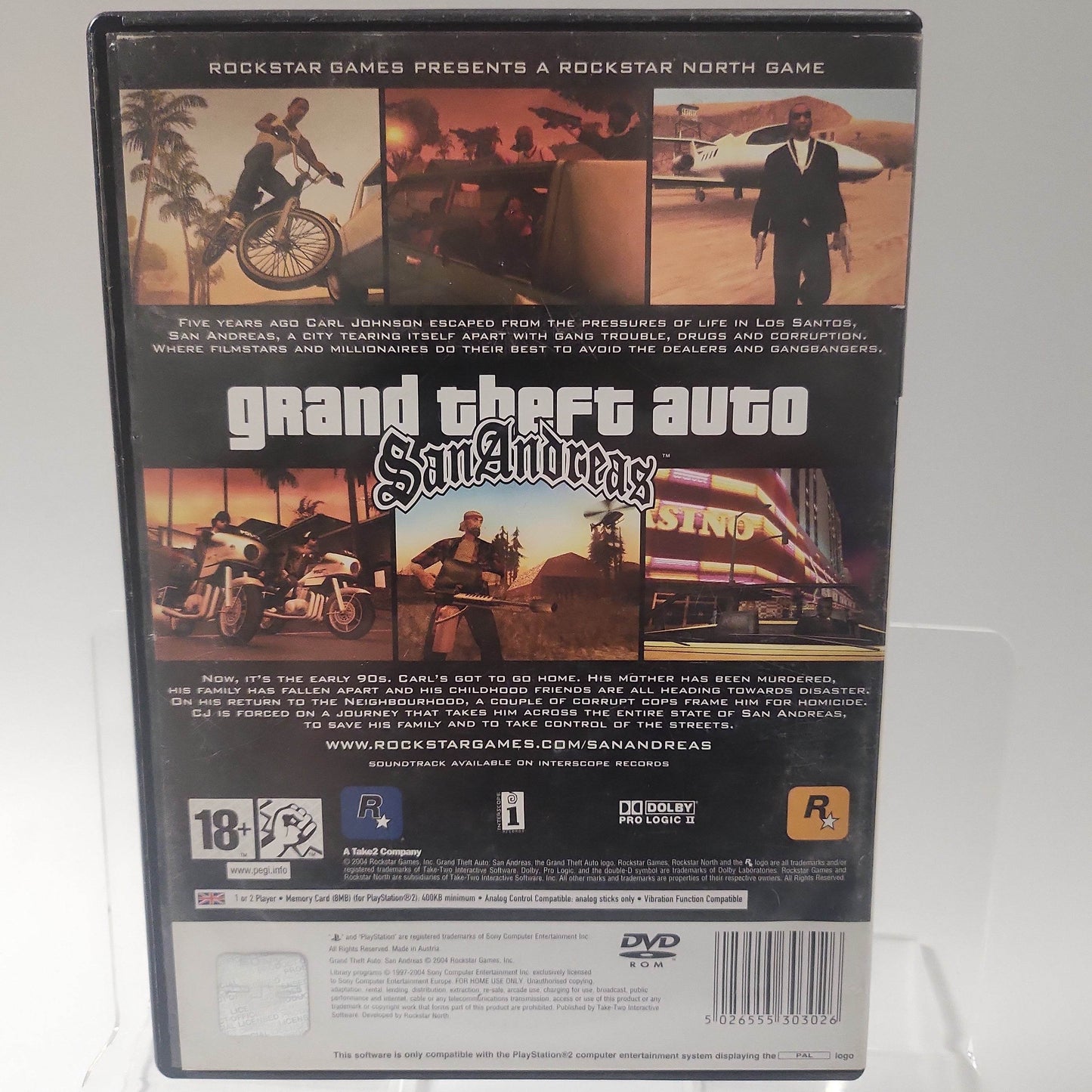 Grand Theft Auto San Andreas Playstation 2 - Feniks Gameshop