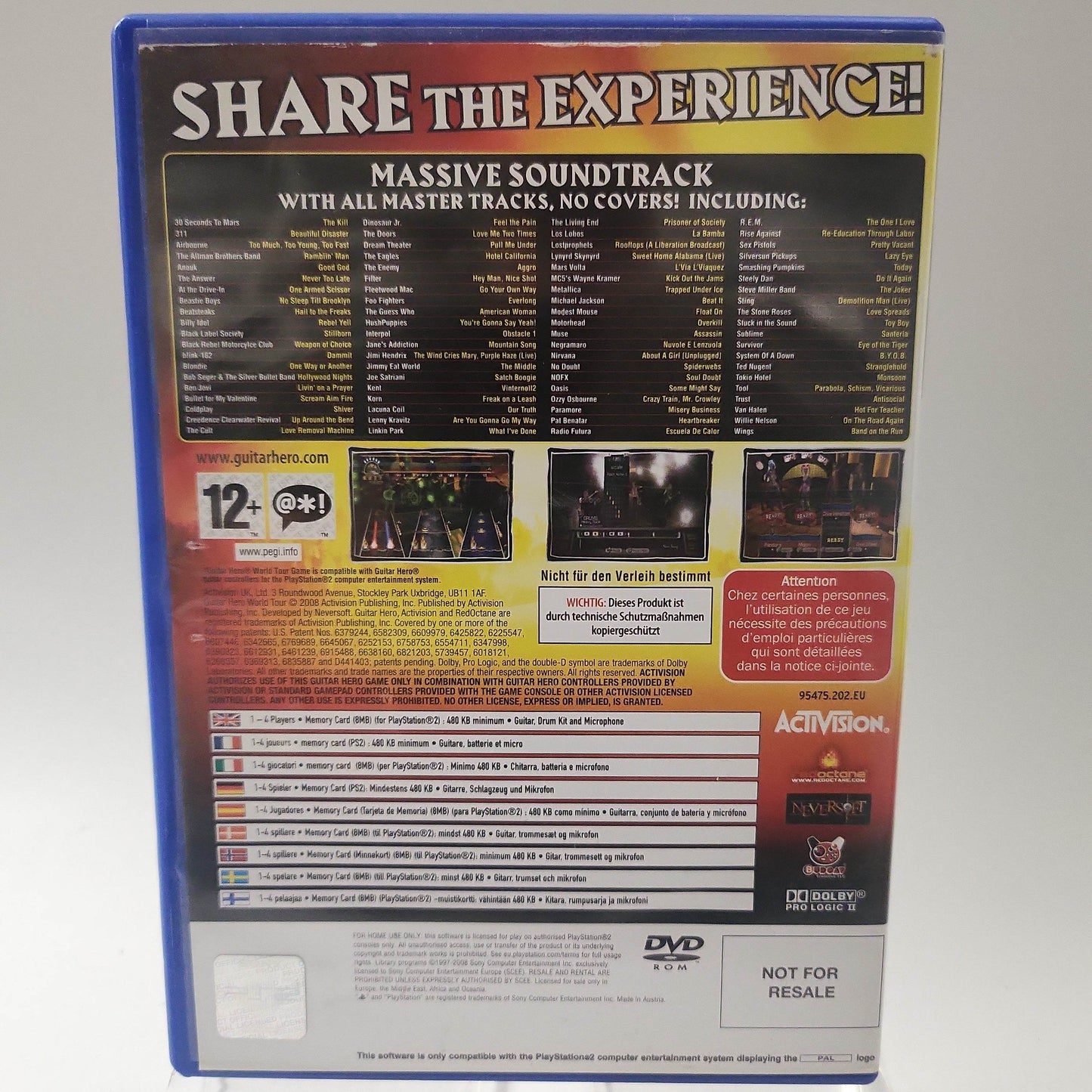 Guitar Hero World Tour Playstation 2 - Feniks Gameshop