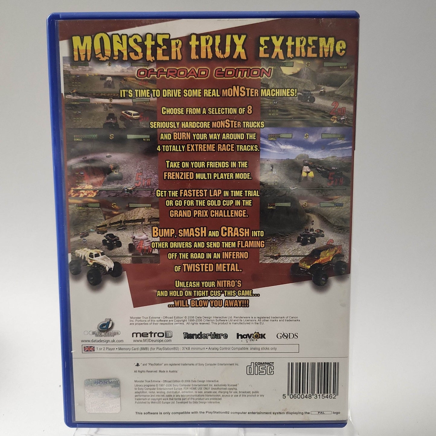 Monster Trux Extreme - Offroad Edition Playstation 2 - Feniks Gameshop