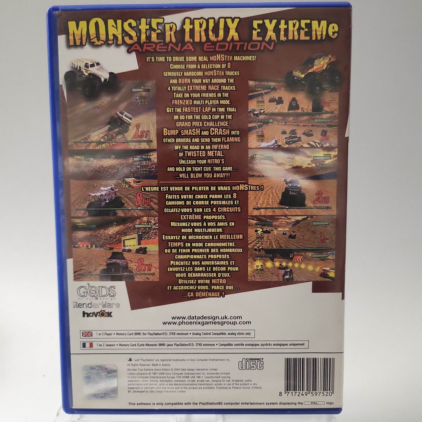 Monster Trux Extreme Arena Edition Playstation 2 - Feniks Gameshop