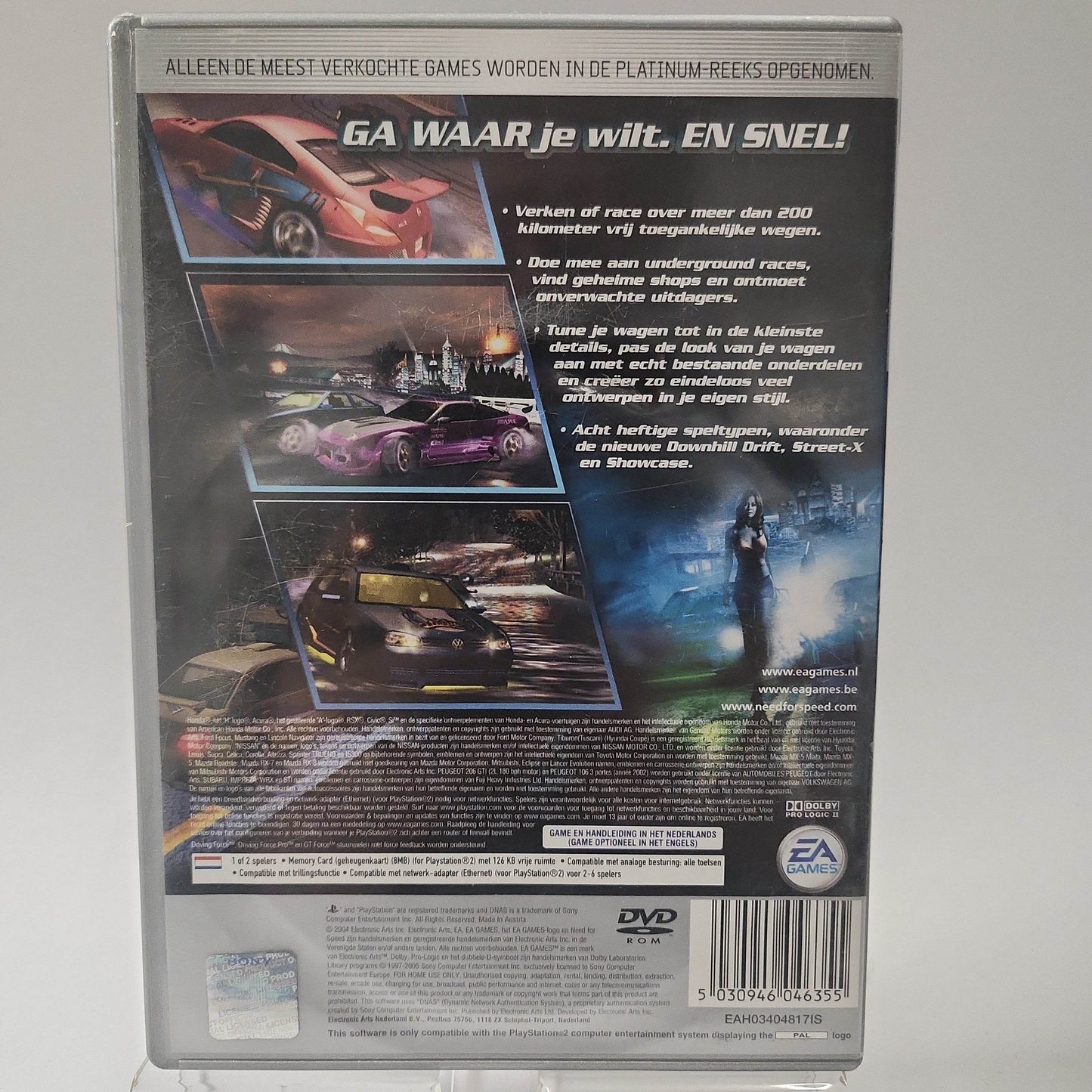 Need for Speed Underground 2 Platinum Playstation 2 - Feniks Gameshop
