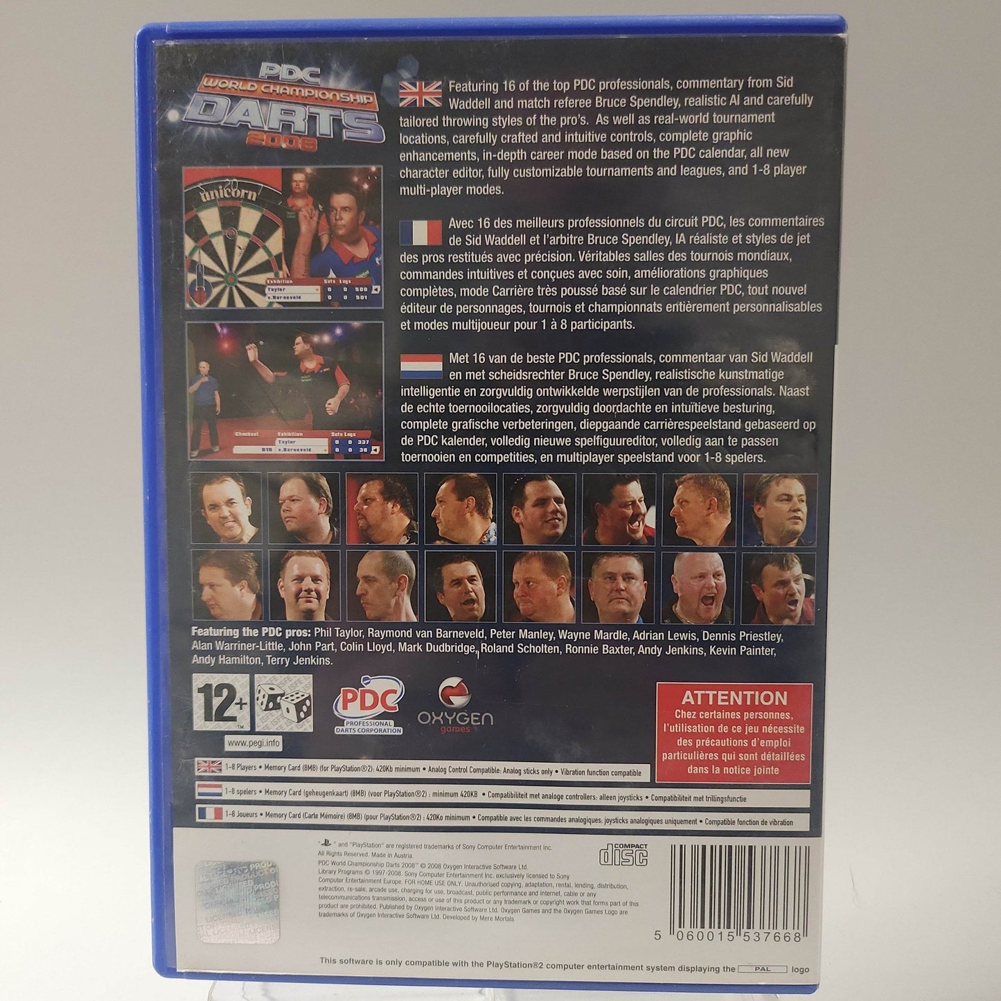 PDC World Championship Darts 2008 Playstation 2 - Feniks Gameshop