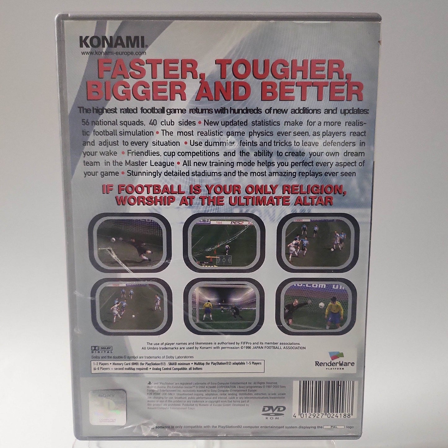 Pro Evolution Soccer 2 Platinum Edition Playstation 2 - Feniks Gameshop