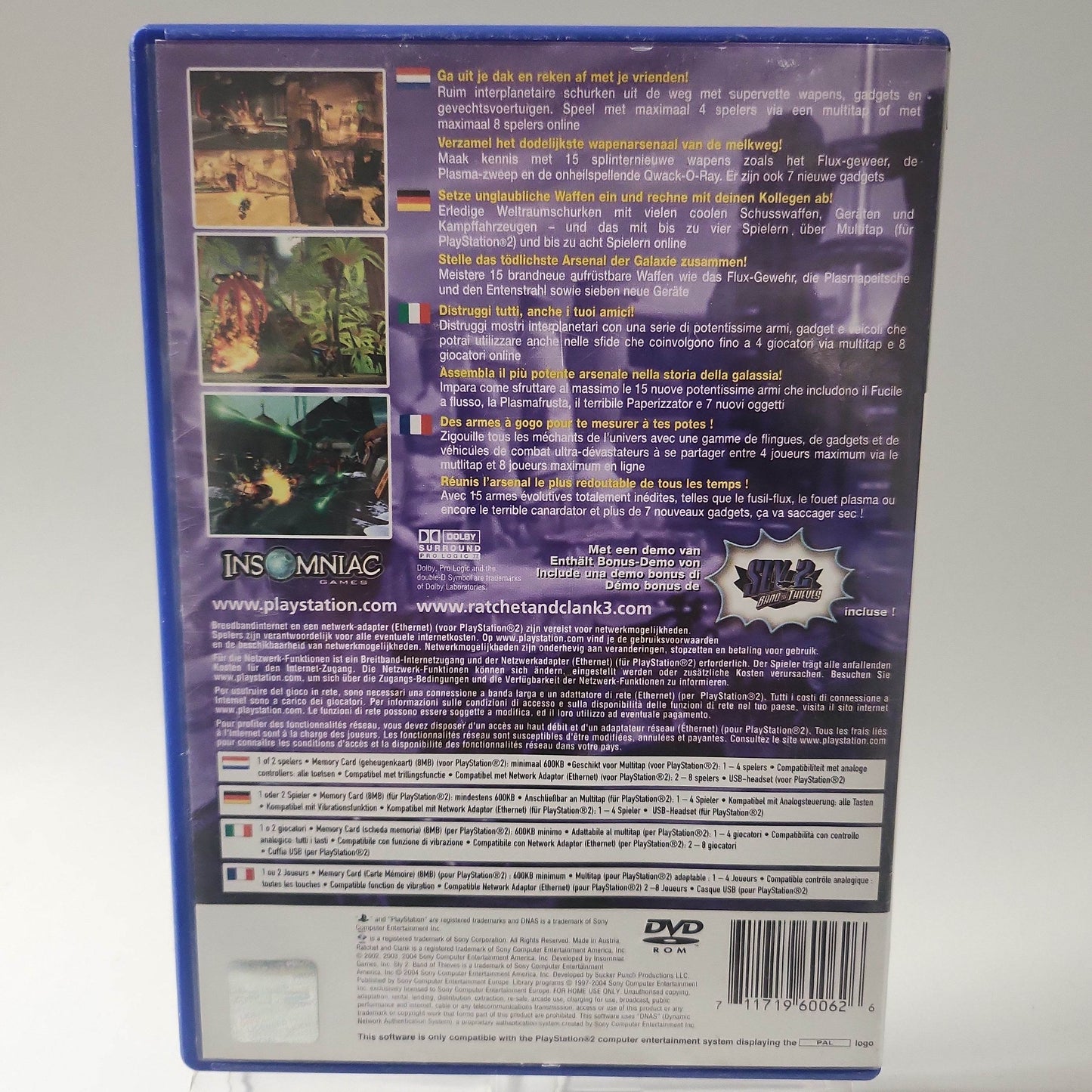 Ratchet & Clank 3 Up Your Arsenal Playstation 2 - Feniks Gameshop