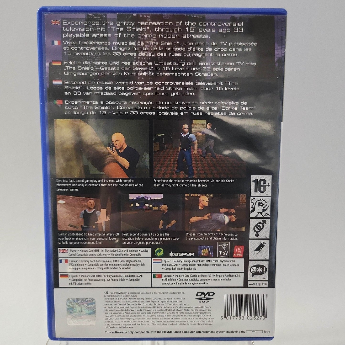 Shield the Game Playstation 2 - Feniks Gameshop