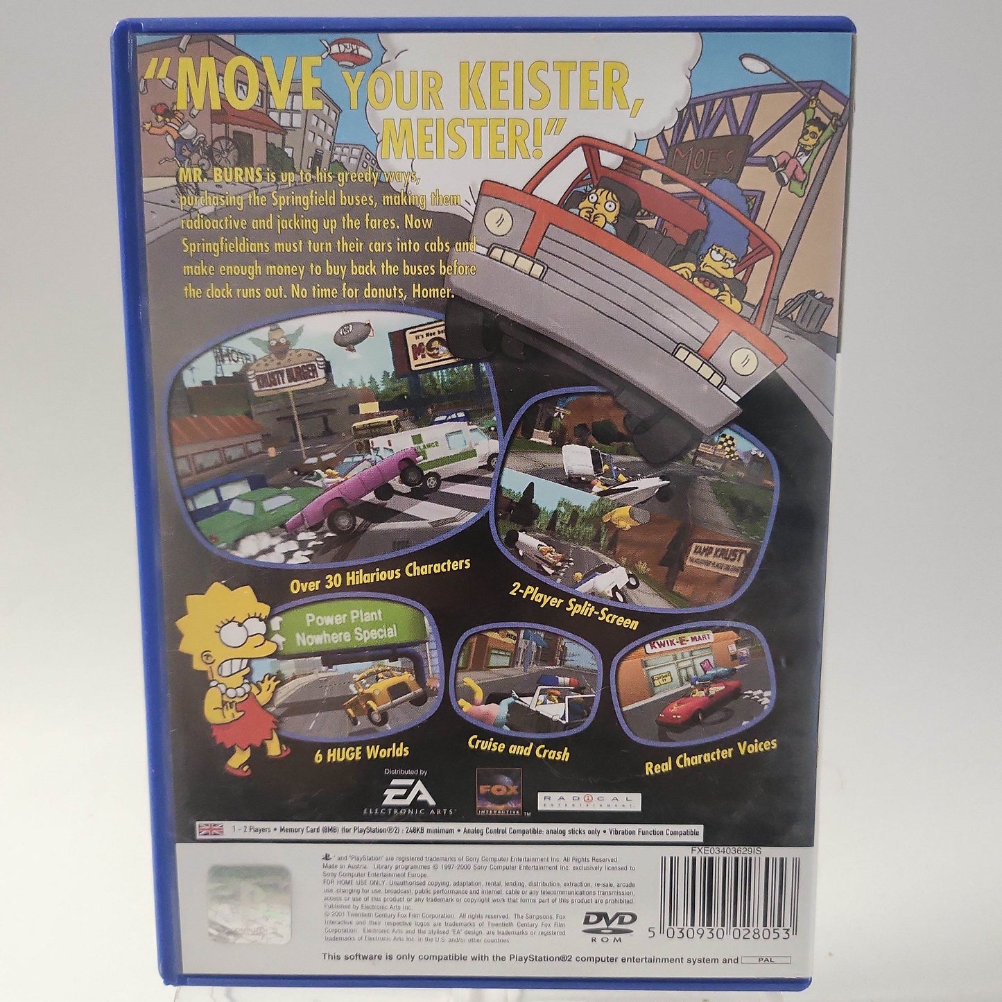 Simpsons Road Rage Playstation 2 - Feniks Gameshop