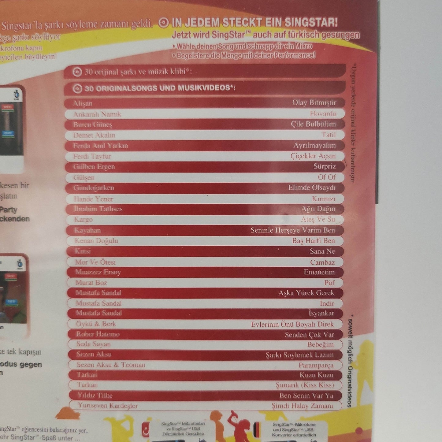 Singstar Turkish Party Playstation 2 - Feniks Gameshop