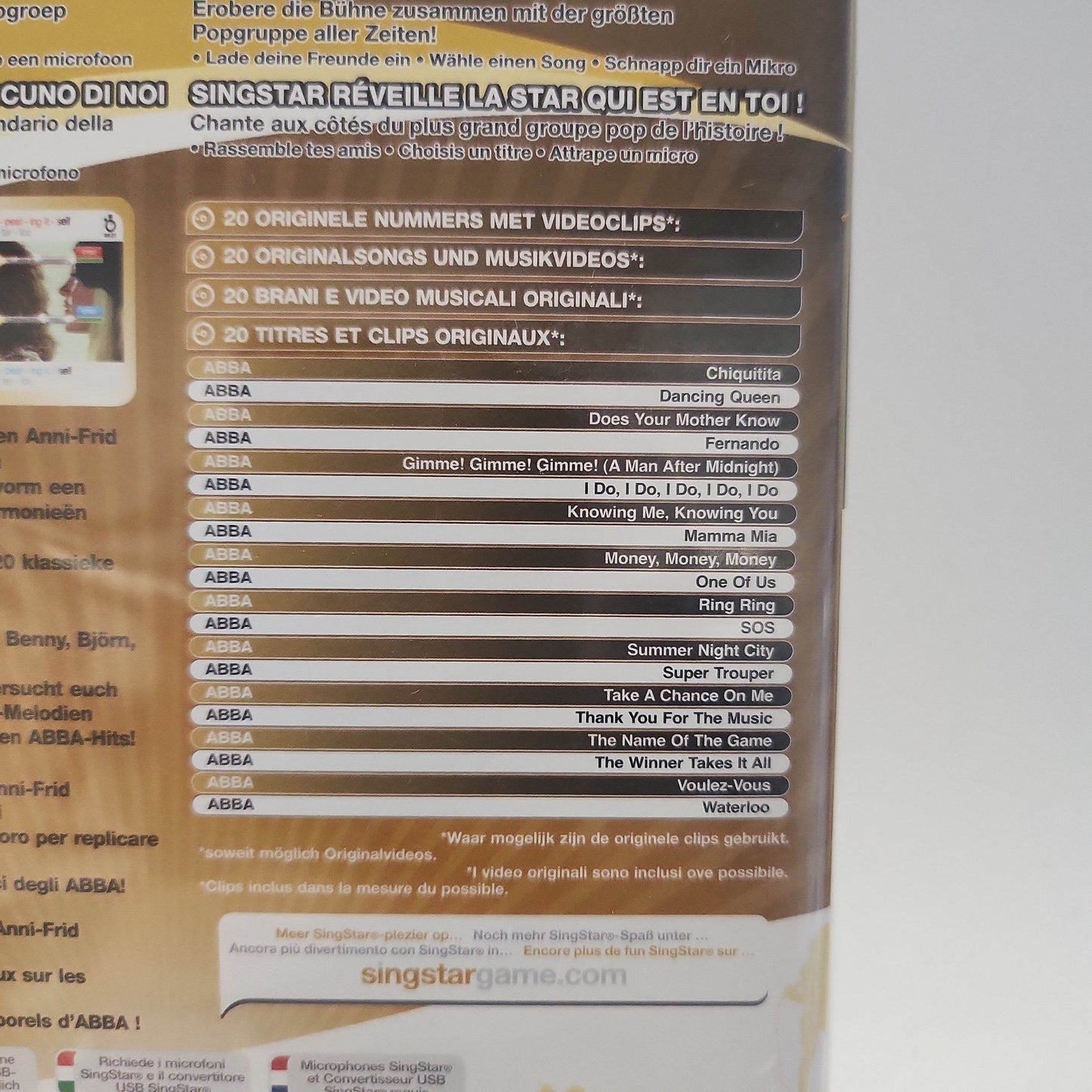 Singstar ABBA Playstation 2 - Feniks Gameshop