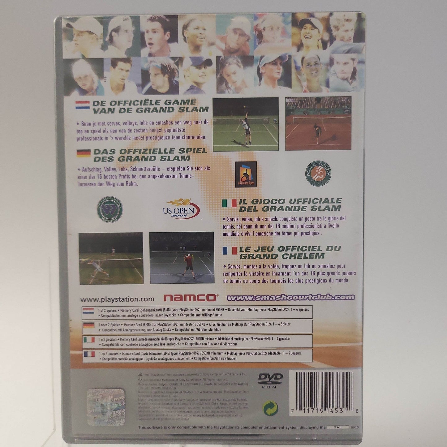 Smash Court Tennis Pro Tournament 2 Platinum PS2 - Feniks Gameshop