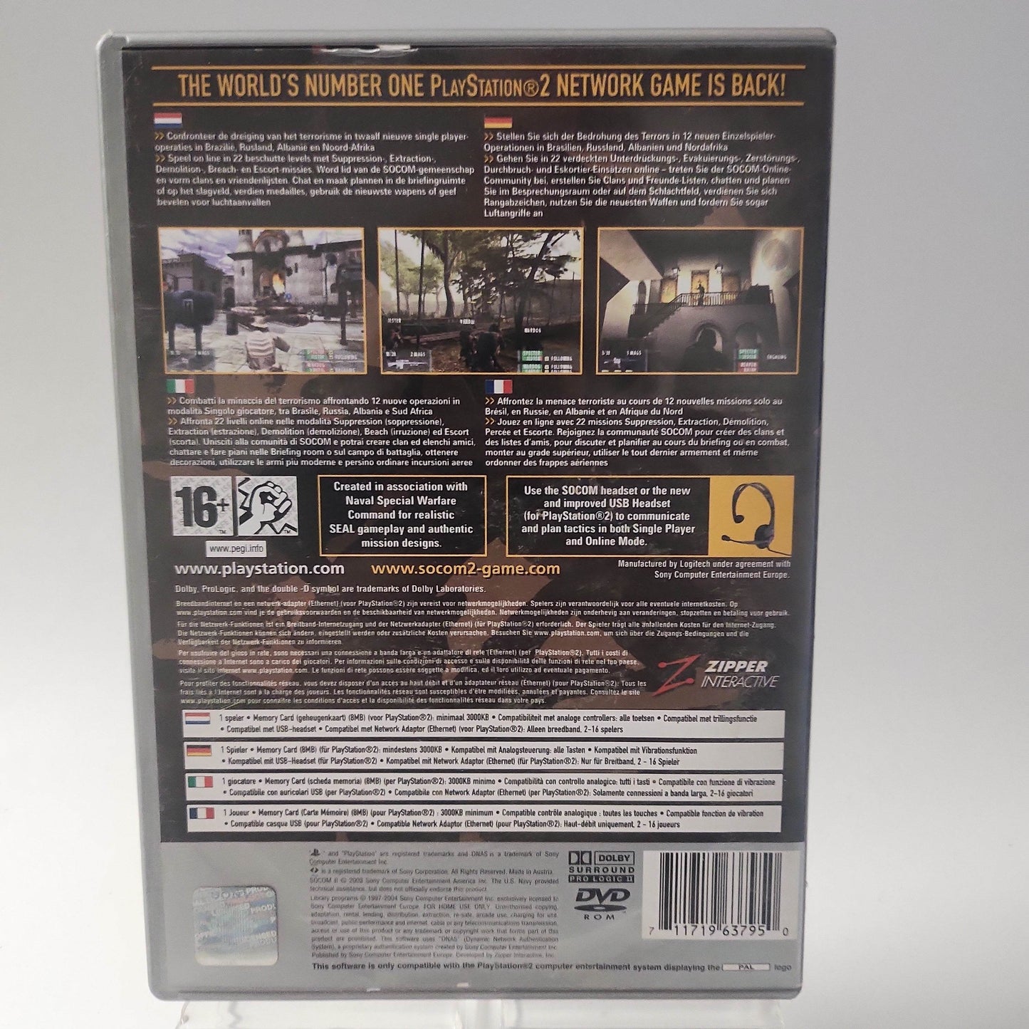 Socom II US Navy Seals Platinum Edition Playstation 2 - Feniks Gameshop