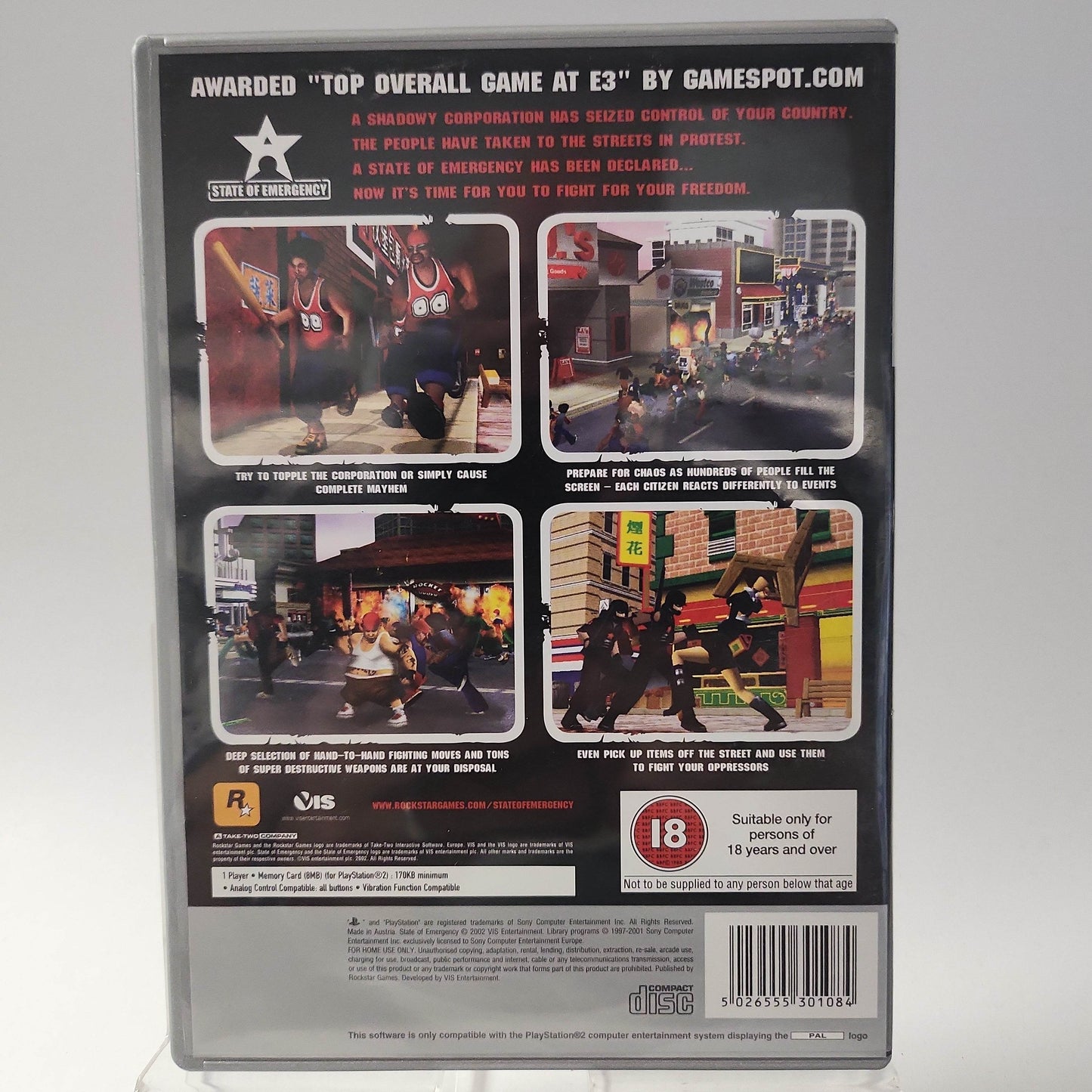 State of Emergency Platinum Playstation 2 - Feniks Gameshop