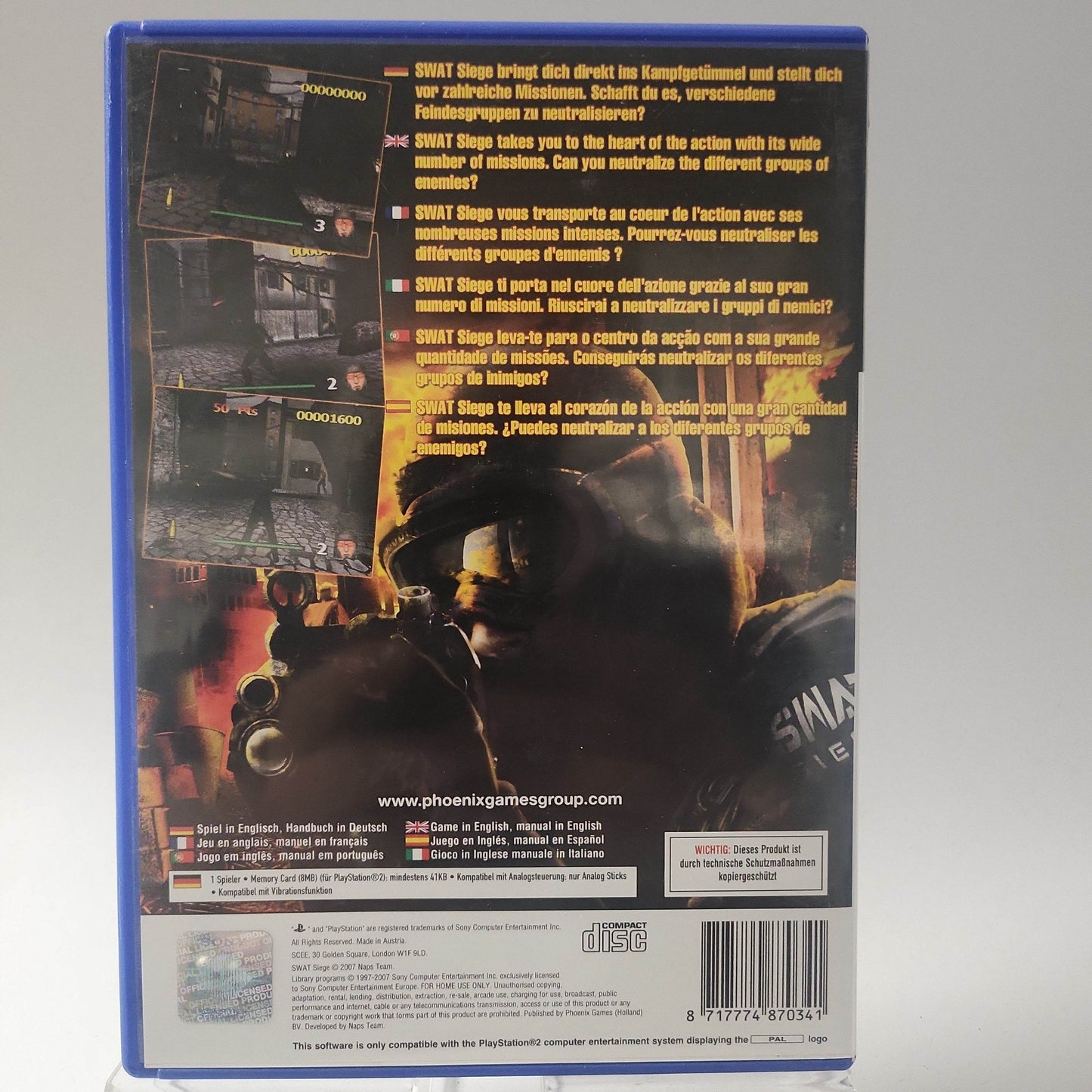 SWAT Siege Playstation 2 - Feniks Gameshop