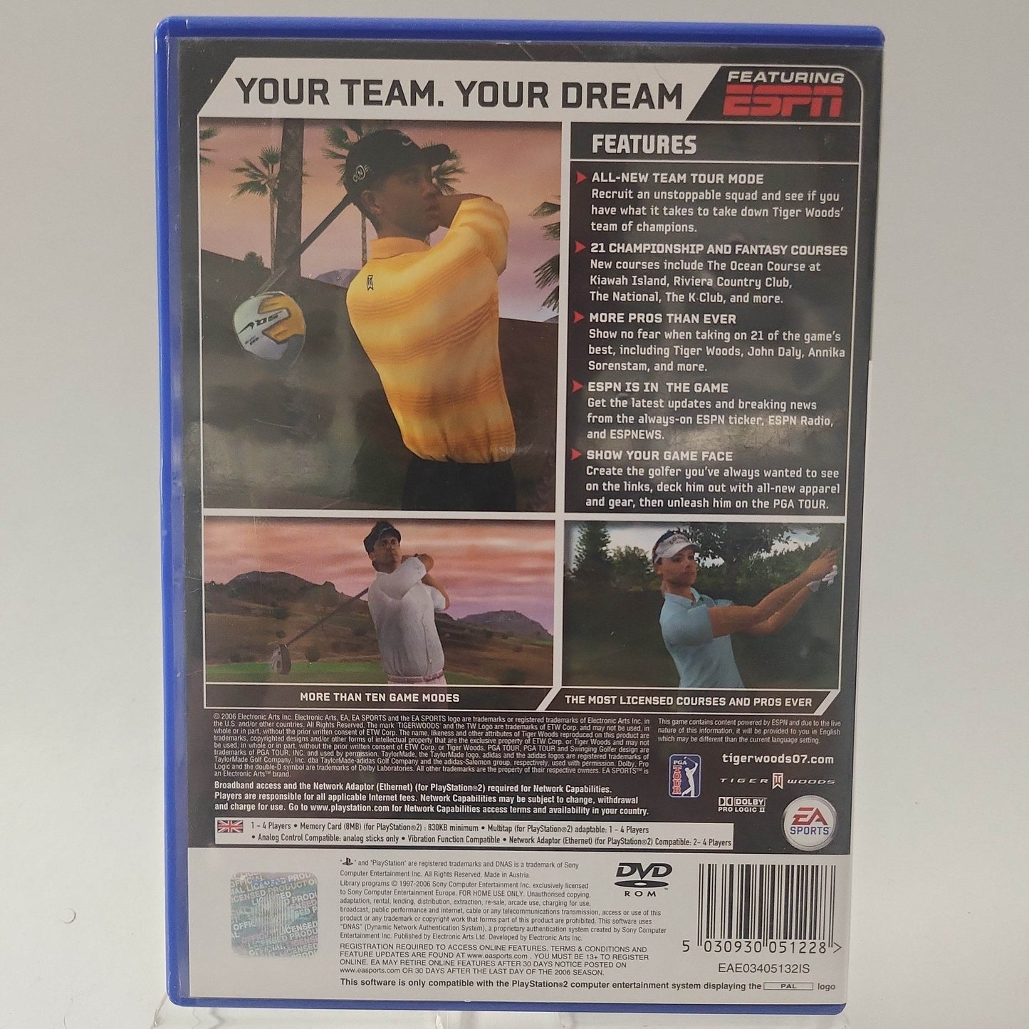 Tiger Woods PGA Tour 07 Playstation 2 - Feniks Gameshop