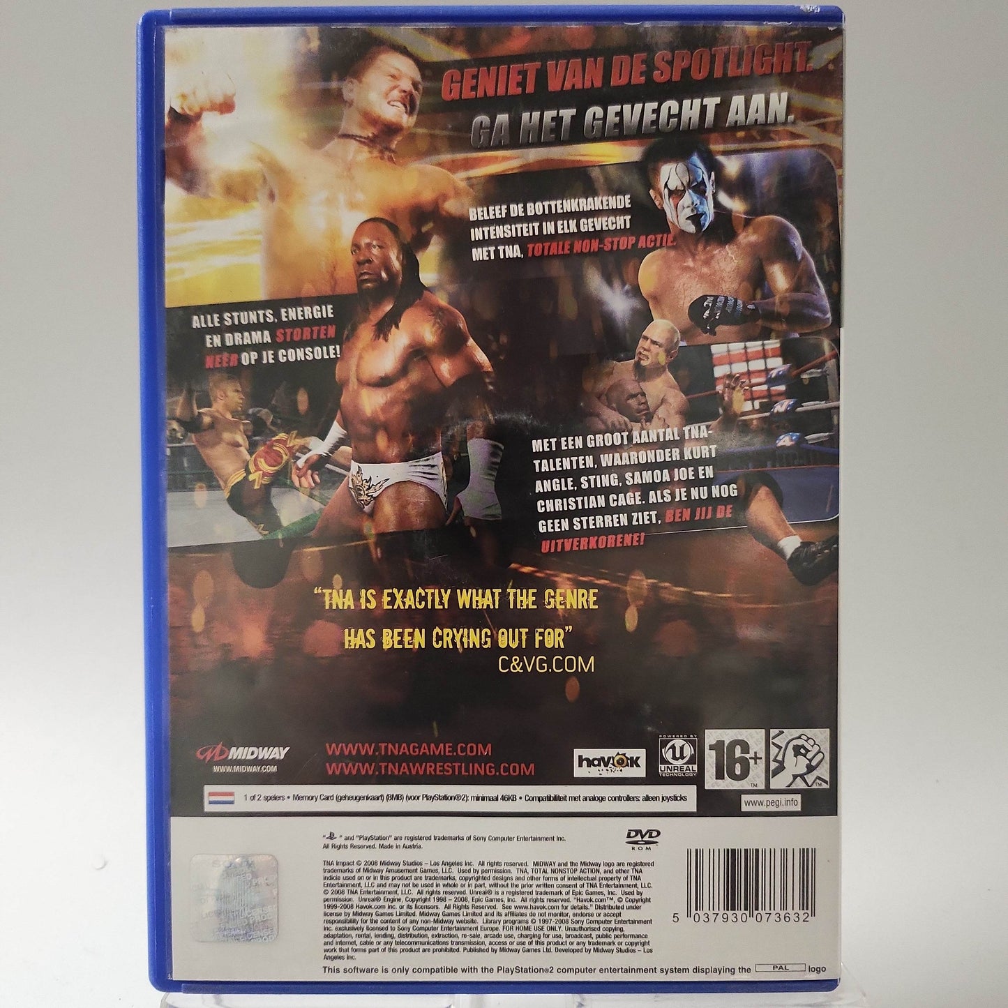 TNA Impact: Total Nonstop Action Wrestling Playstation 2 - Feniks Gameshop