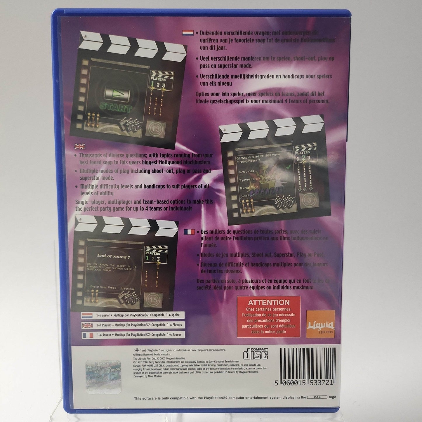 Ultimate Film Quiz Playstation 2 - Feniks Gameshop