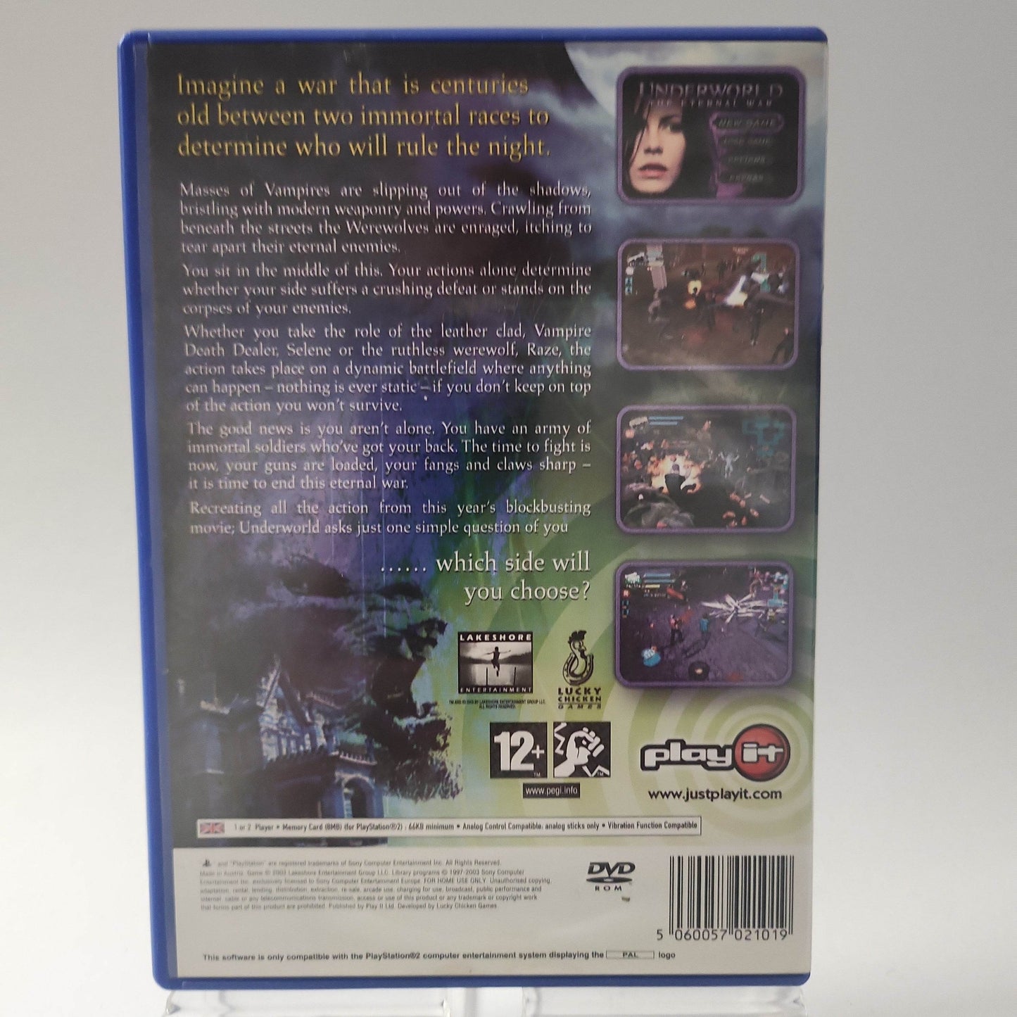 Underworld the Eternal War (No Book) Playstation 2 - Feniks Gameshop