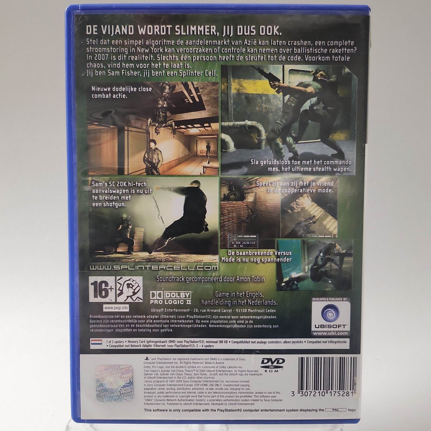 Tom Clancy's Splinter Cell Chaos Theory Playstation 2 - Feniks Gameshop