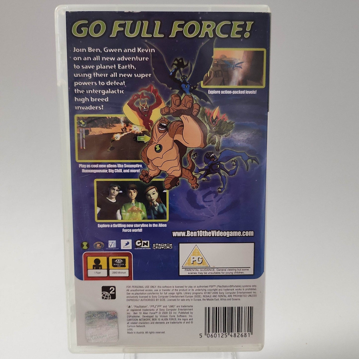 Ben 10 Alien Force Playstation Portable - Feniks Gameshop