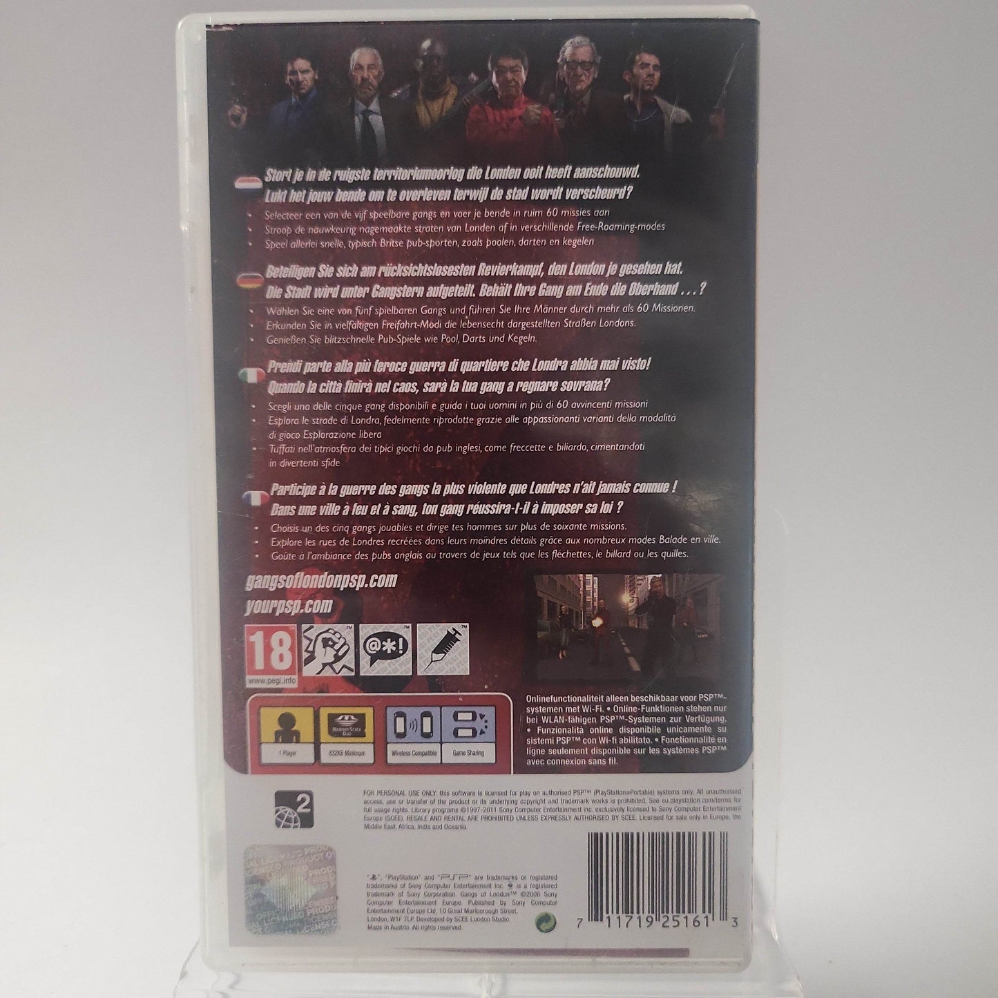 Gangs of London Essentials Playstation Portable - Feniks Gameshop